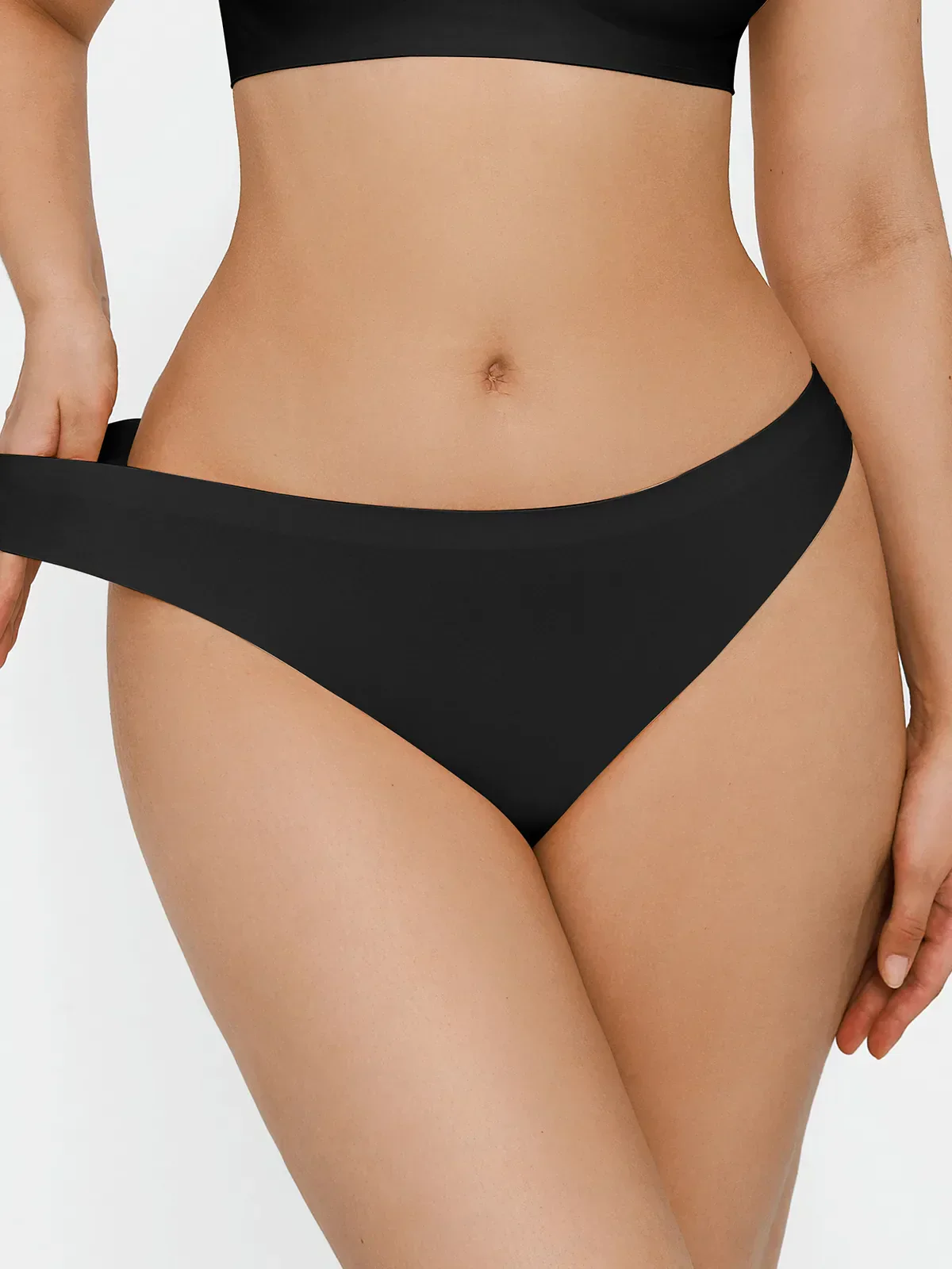 3-Pack Featherweight No-Show Thong Set - Image 5