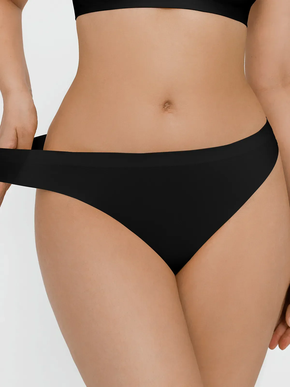 3-Pack Featherweight No-Show Thong Set - Image 7