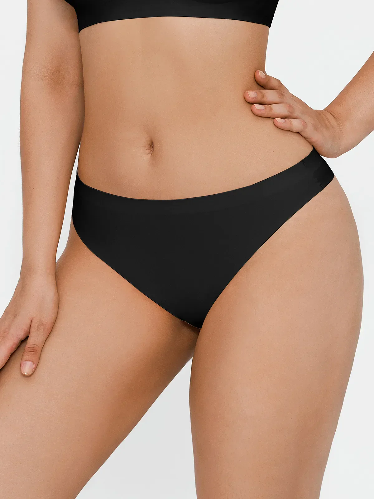 3-Pack Featherweight No-Show Thong Set - Image 8
