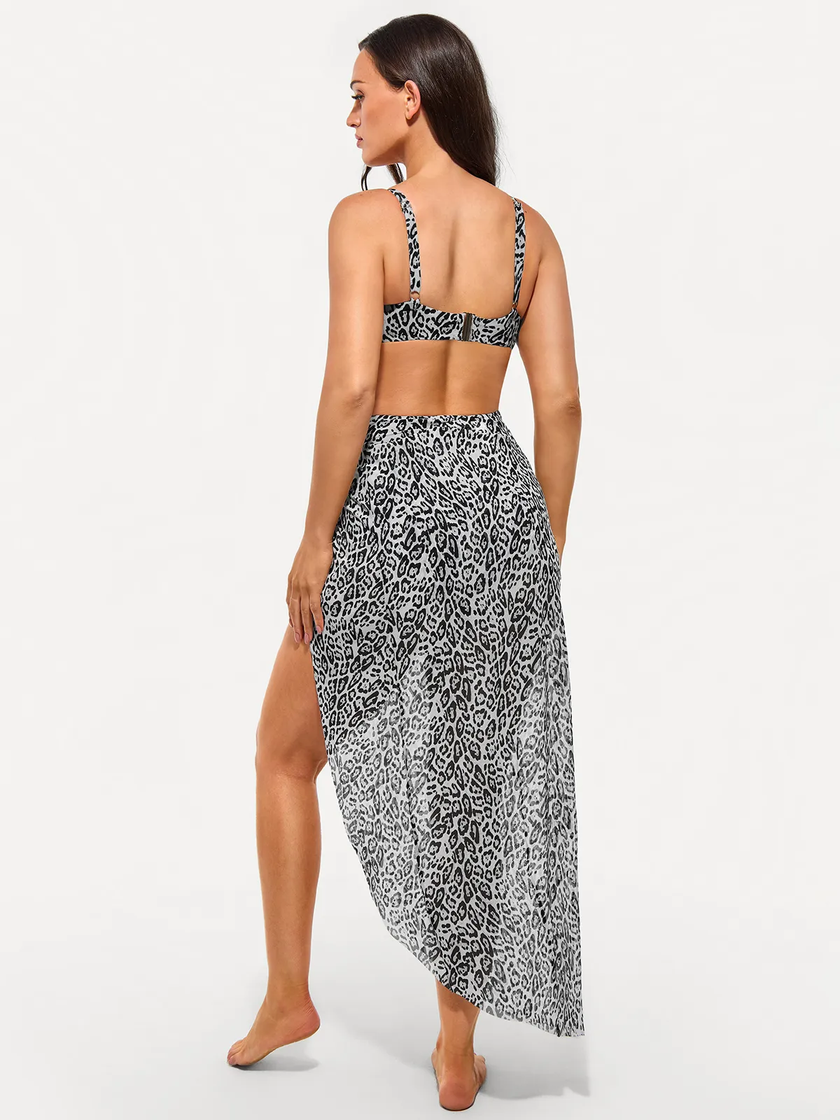 Bias Twist Mesh Sarong Coverup - Image 29