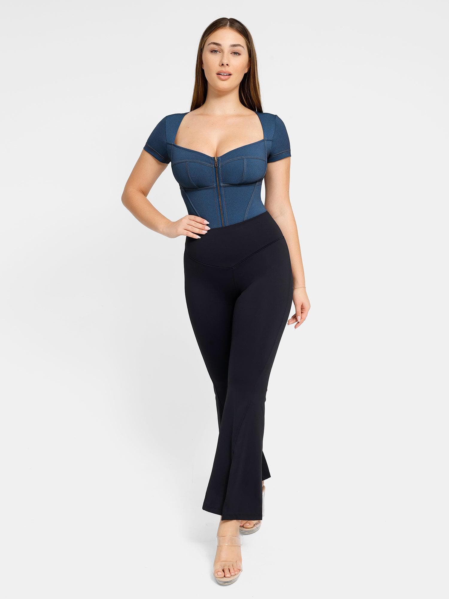 Shapewear Denim Sculpting Dress or Bodysuit or Jumpsuit - Image 12