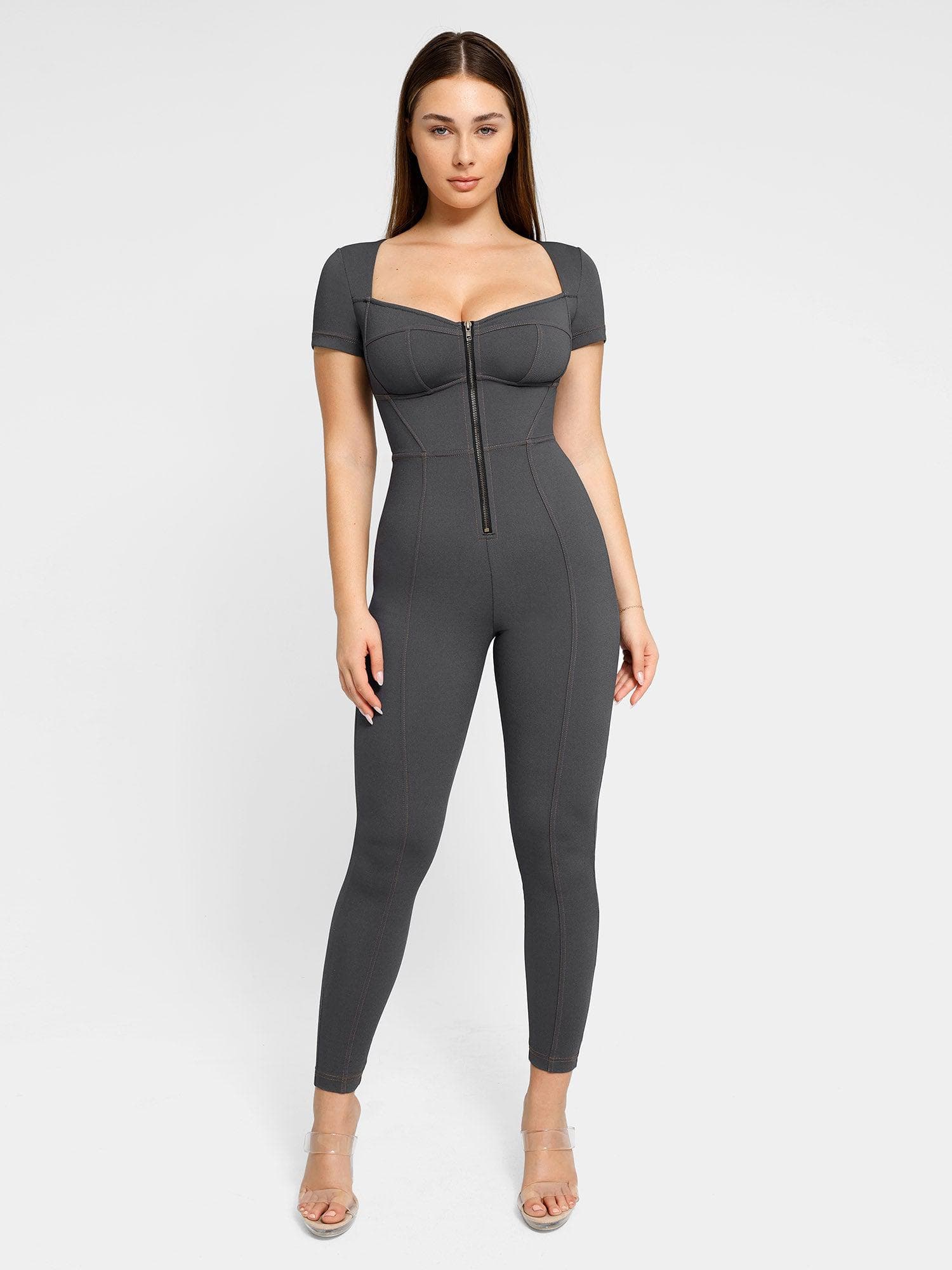 Shapewear Denim Sculpting Dress or Bodysuit or Jumpsuit - Image 29