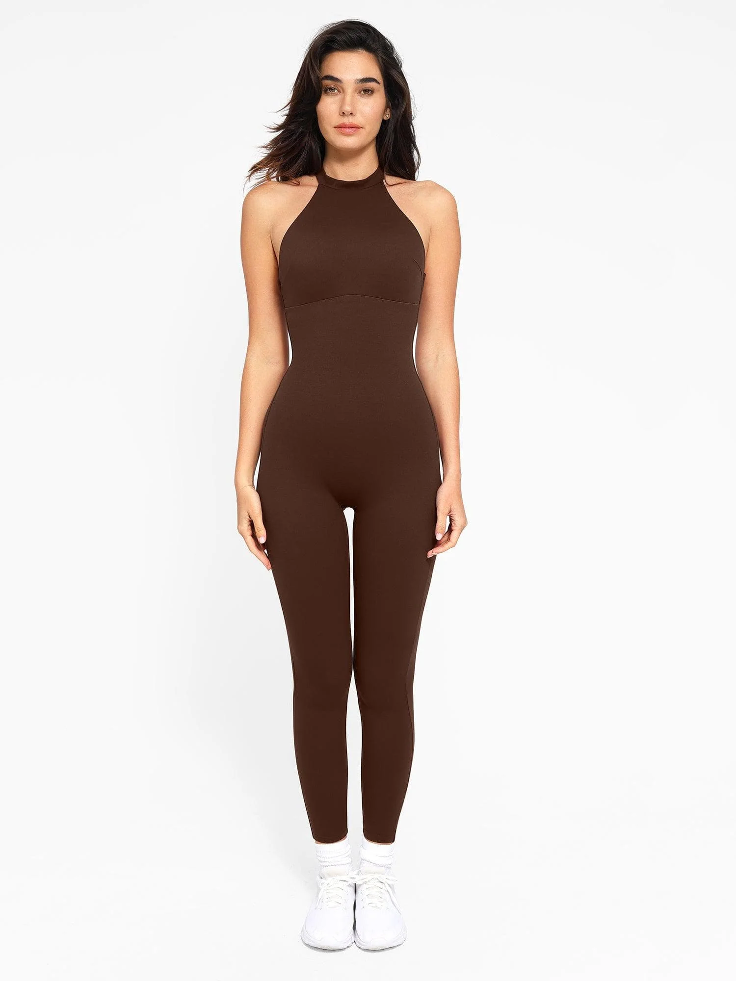 Shapewear Body-Sculpting Halter Neck Jumpsuit - Image 16