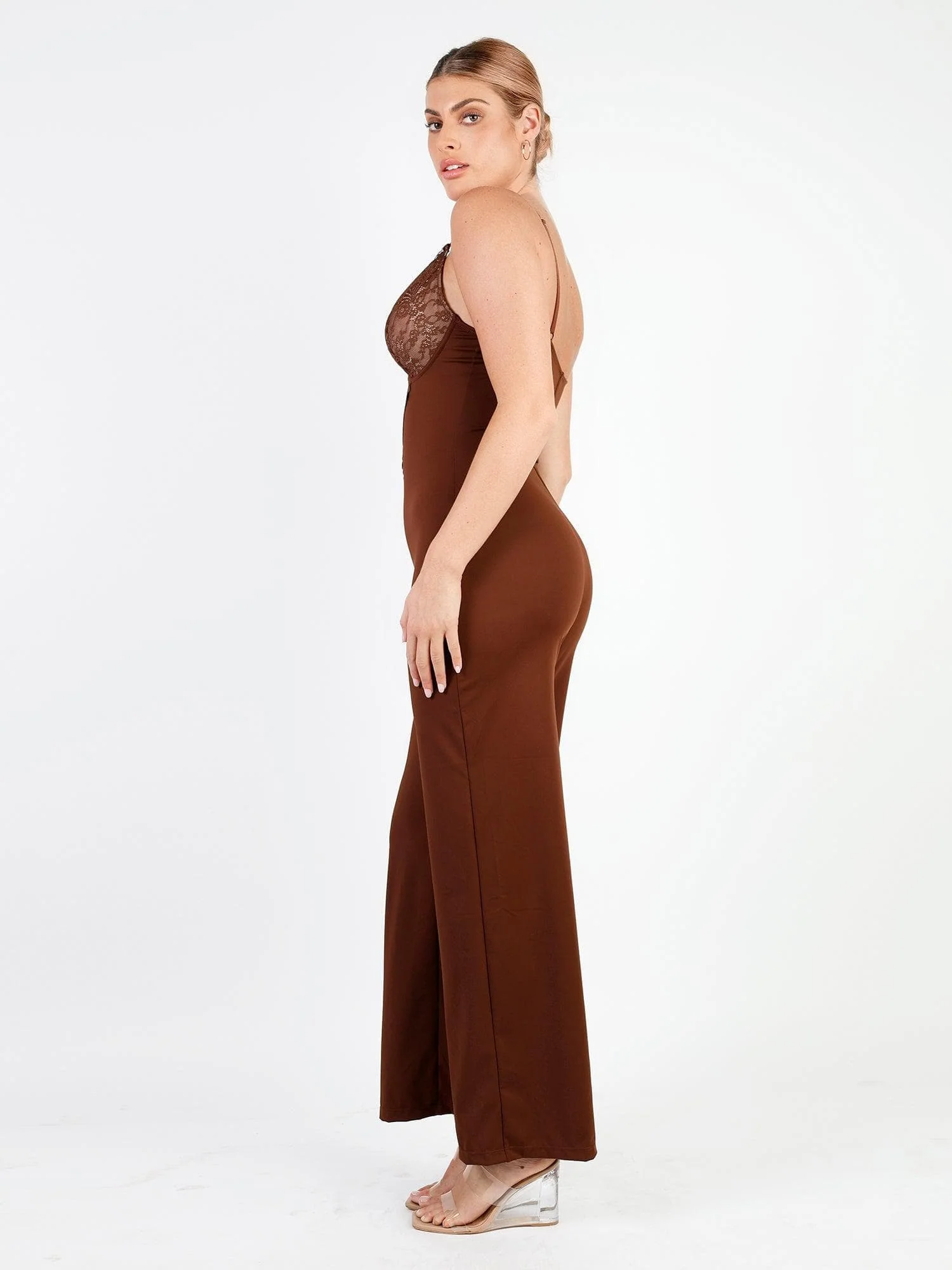 Built-In Shapewear Lace Bodysuit Or Jumpsuit Or Dress - Image 14