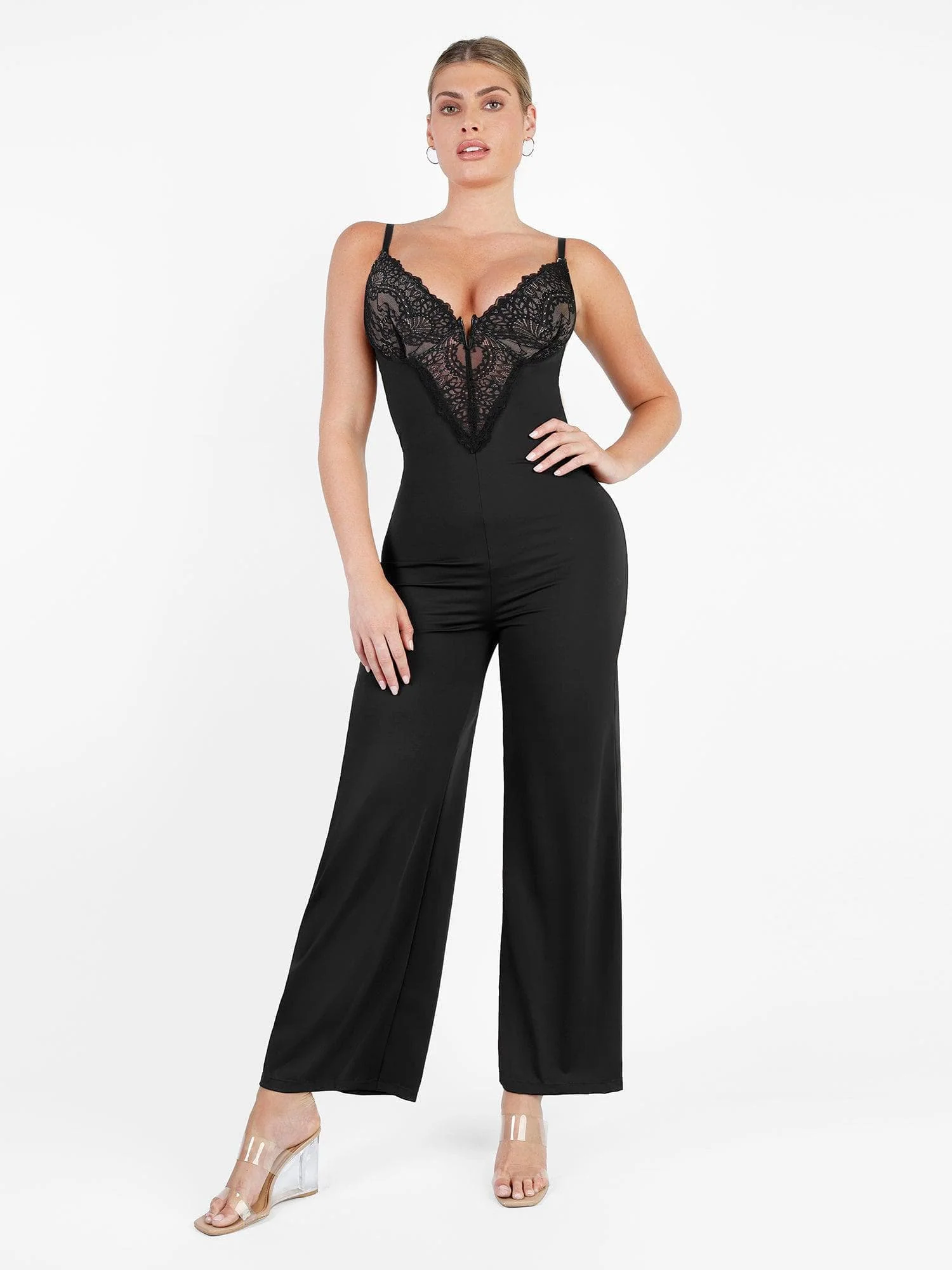 Built-In Shapewear Lace Bodysuit Or Jumpsuit Or Dress - Image 17
