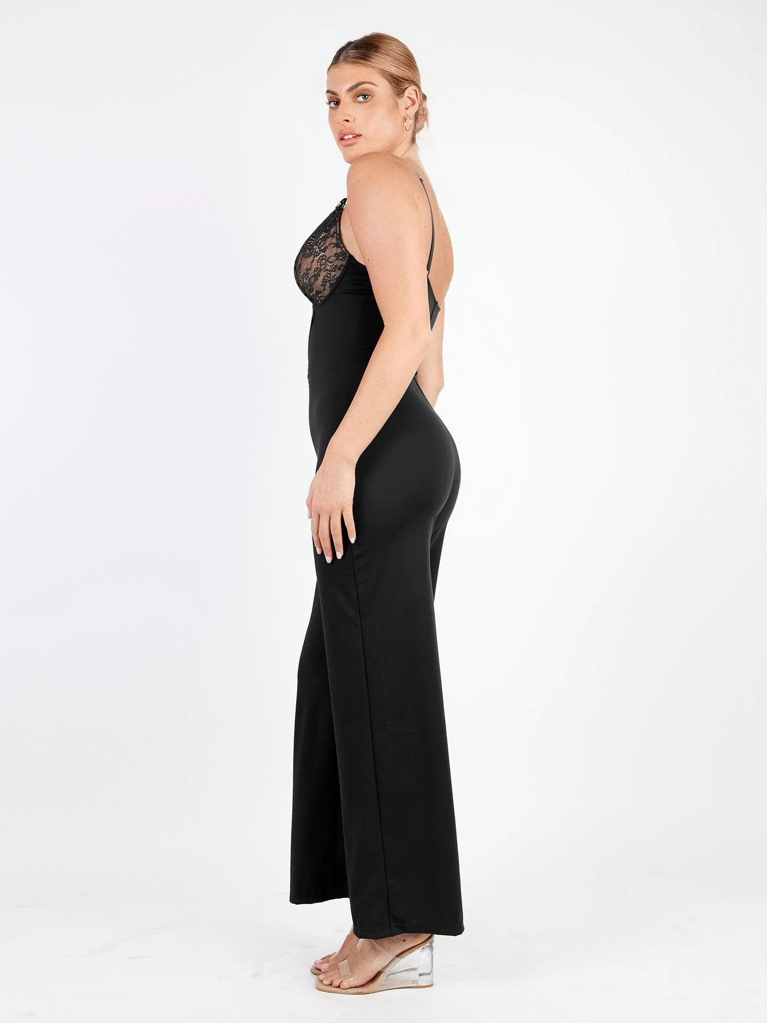 Built-In Shapewear Lace Bodysuit Or Jumpsuit Or Dress - Image 23
