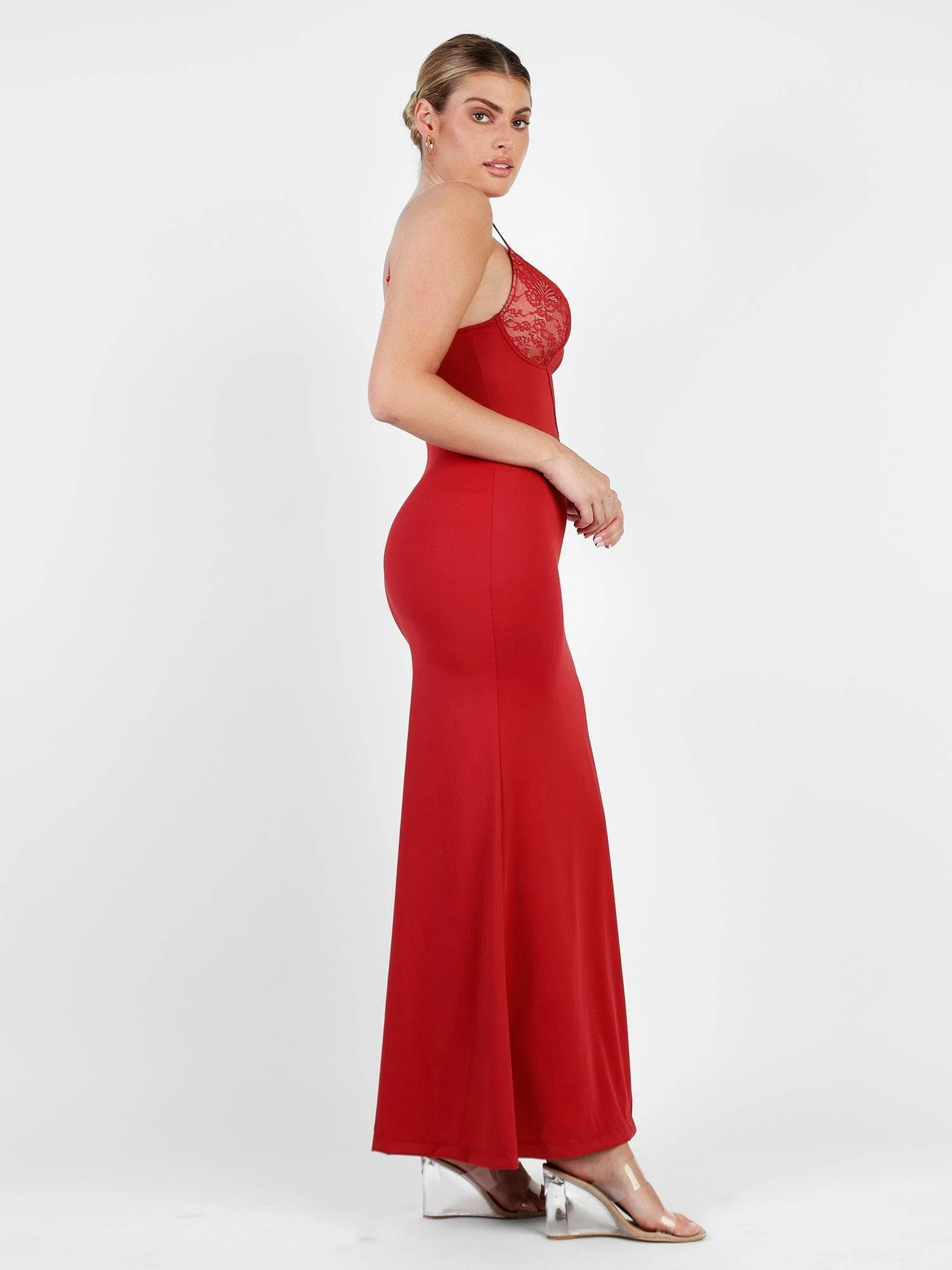 Built-In Shapewear Lace Bodysuit Or Jumpsuit Or Dress - Image 32
