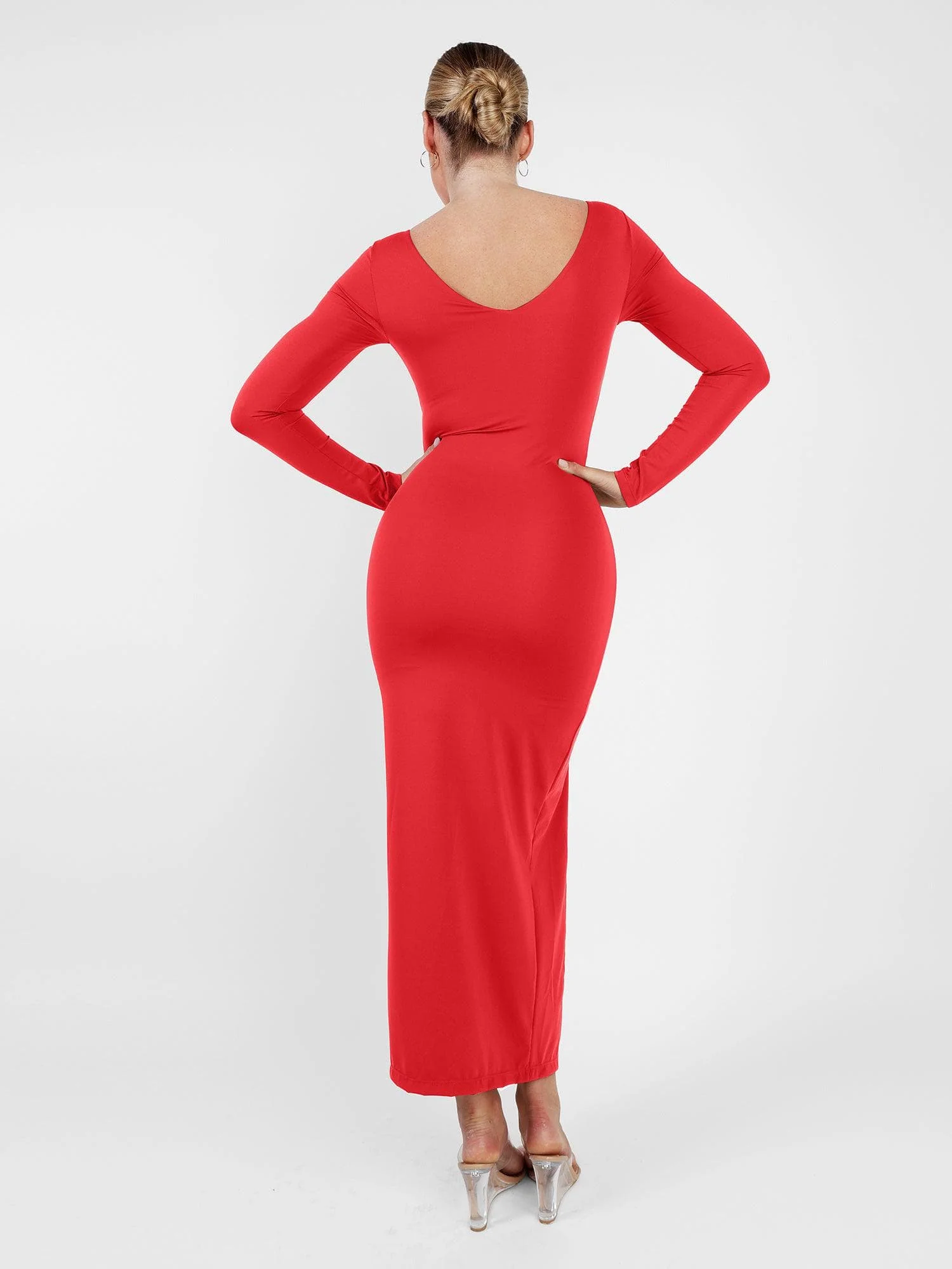 The Shapewear Dresses Long Sleeve Split - Image 18