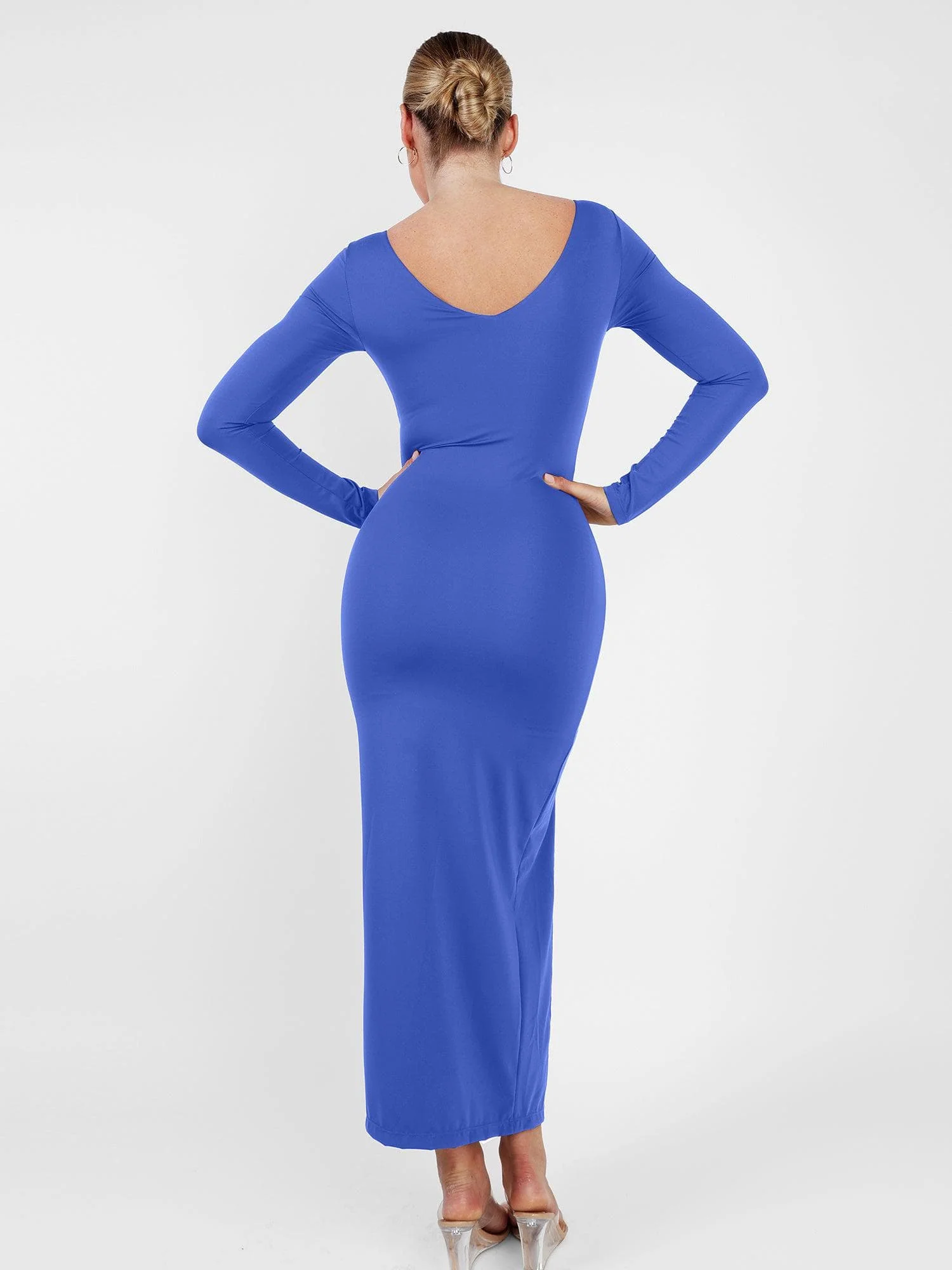 The Shapewear Dresses Long Sleeve Split - Image 27