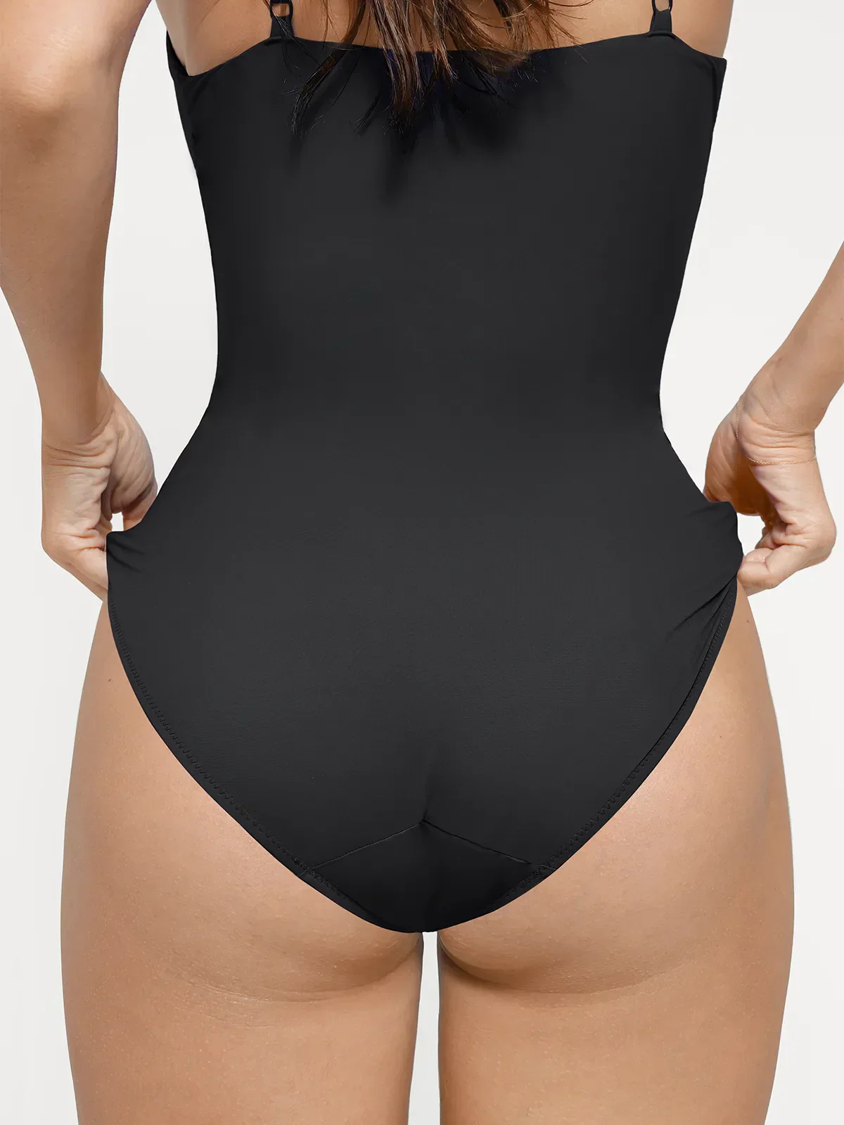 Shapewear Plunging V Slimming One-Piece Swimsuit - Image 8
