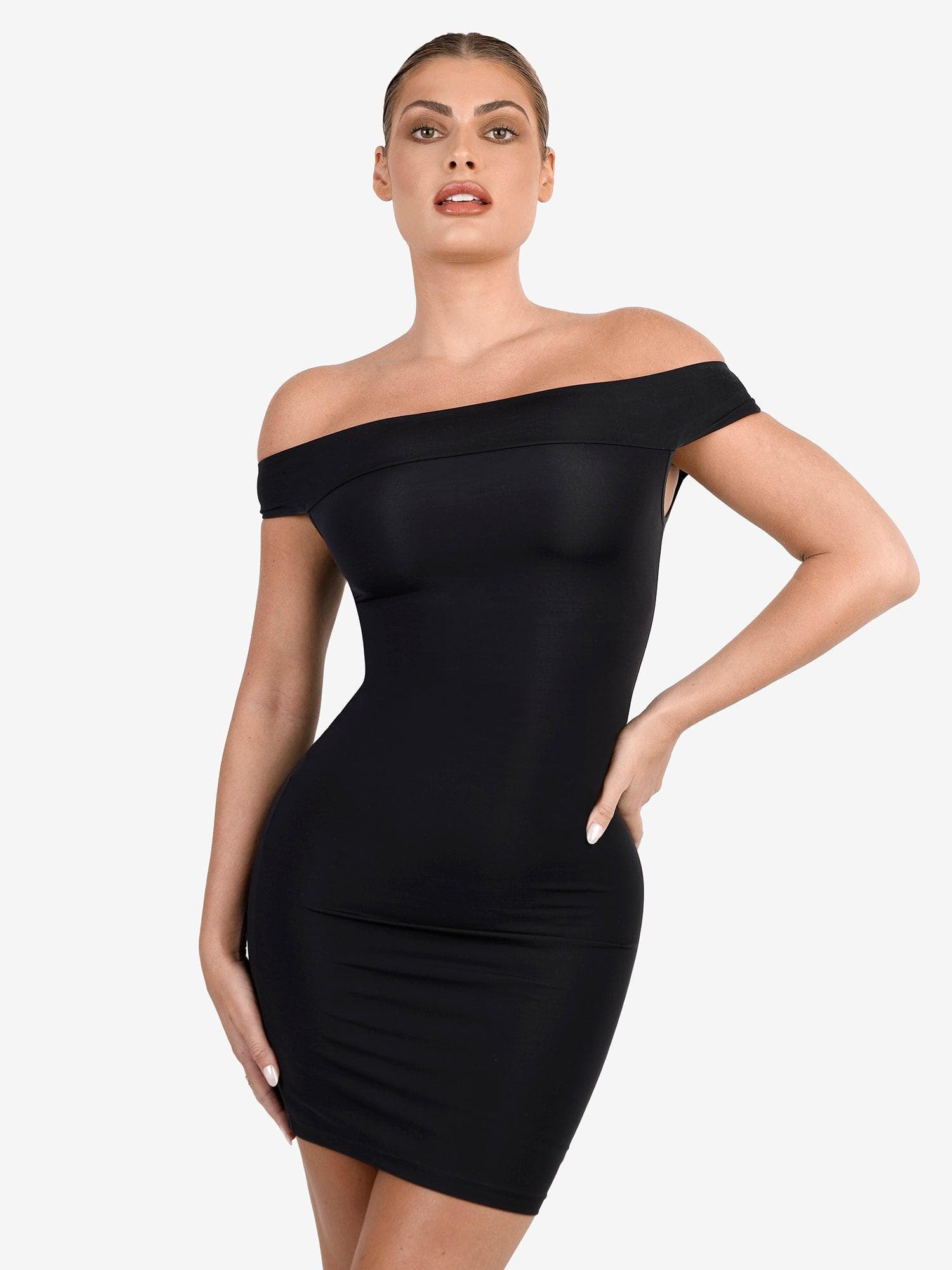 The Shapewear Dresses Off Shoulder - Image 29