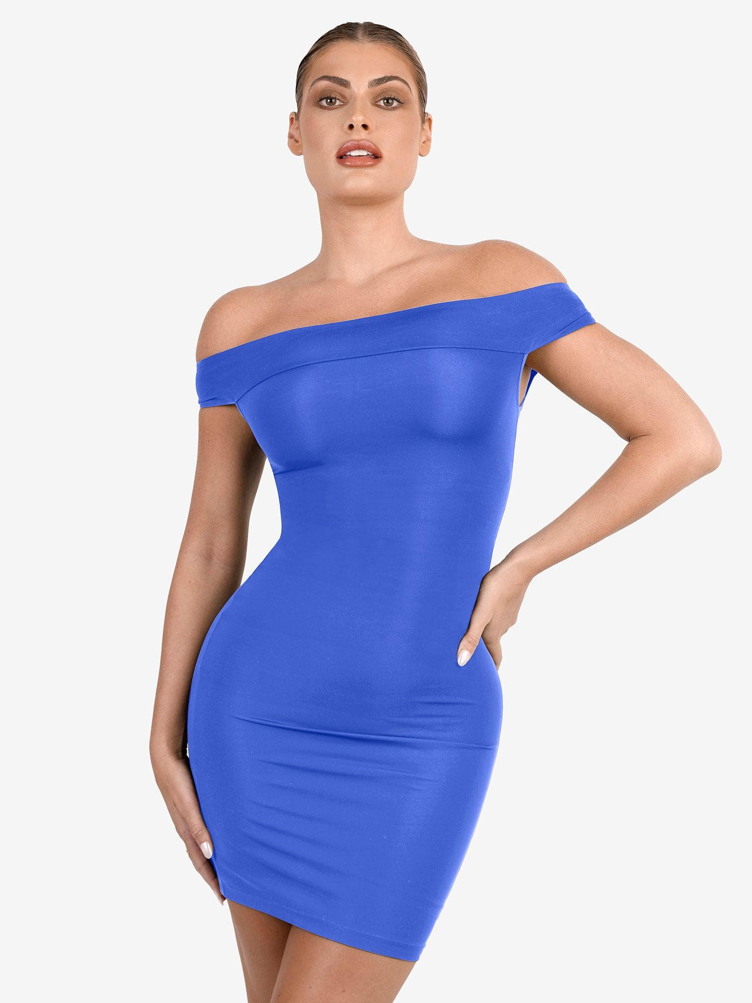 The Shapewear Dresses Off Shoulder - Image 34