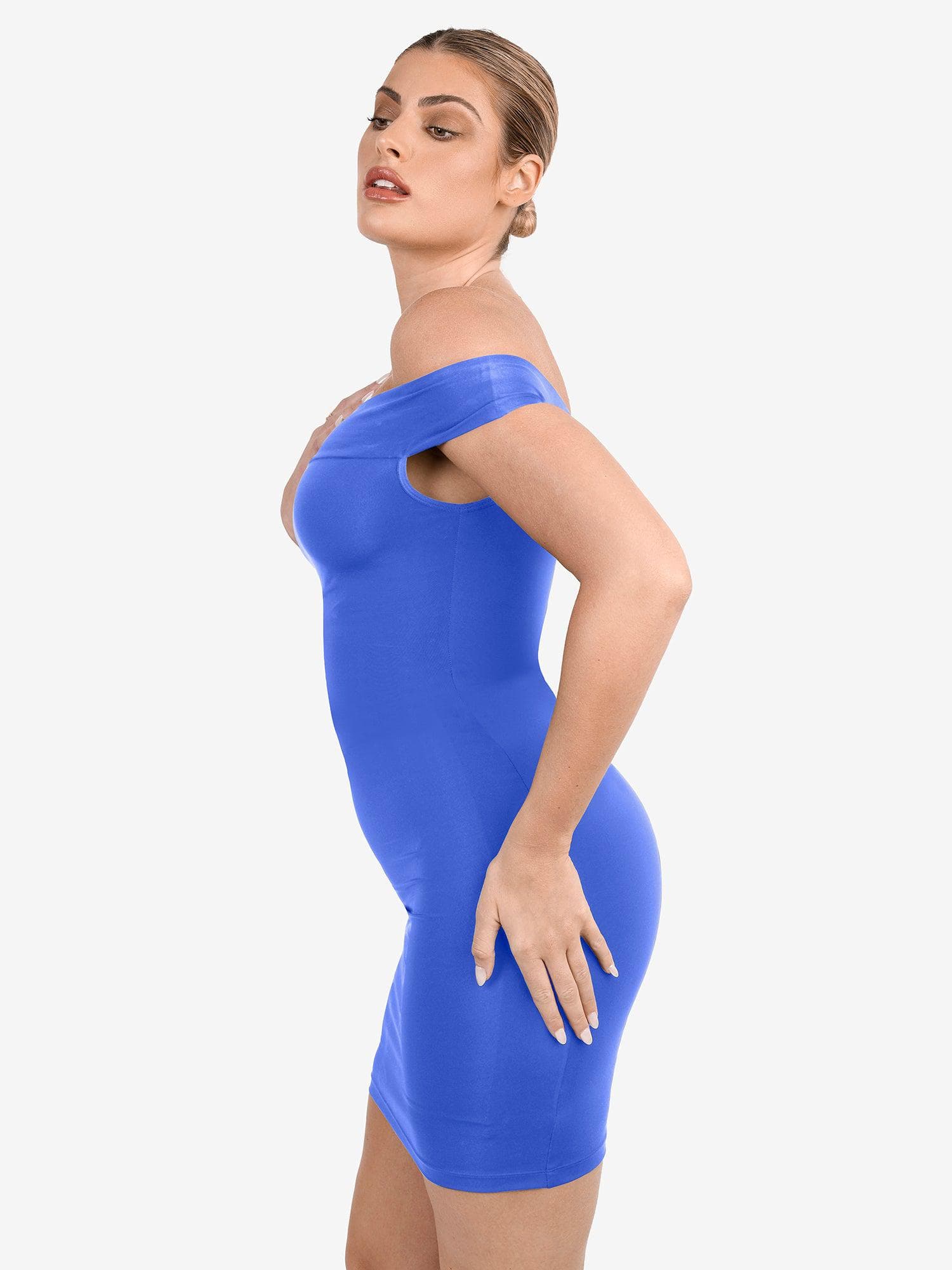 The Shapewear Dresses Off Shoulder - Image 36
