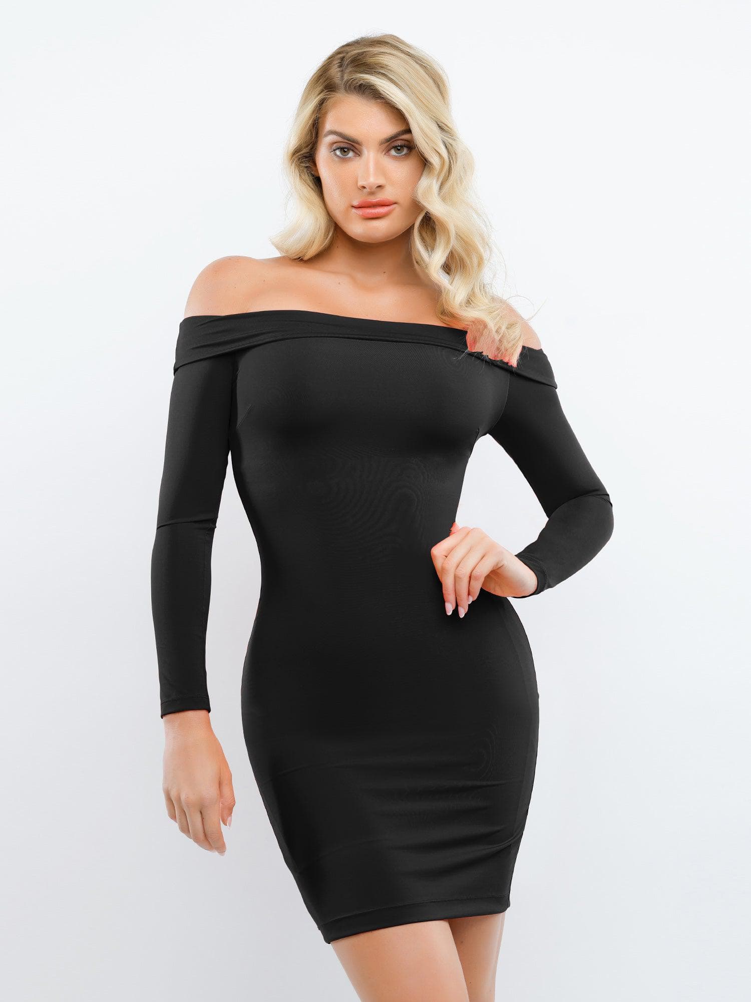 The Shapewear Dresses Off Shoulder - Image 39