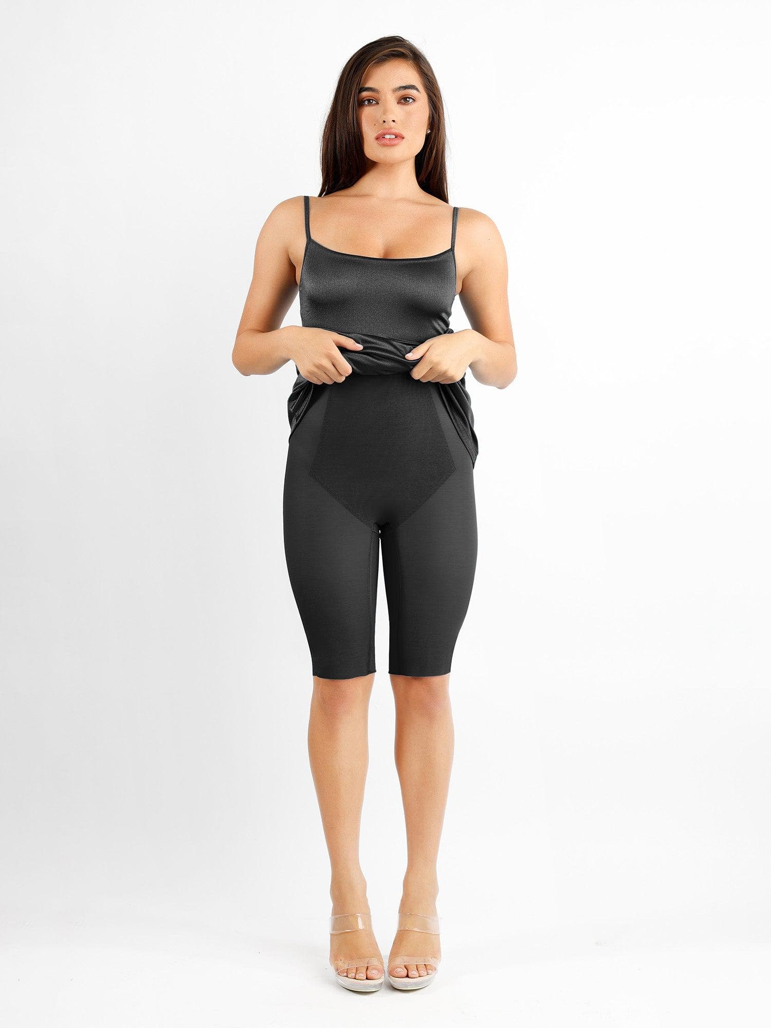 Shapewear Solid Shine Slimming Maxi Dresses or Bodysuit - Image 19