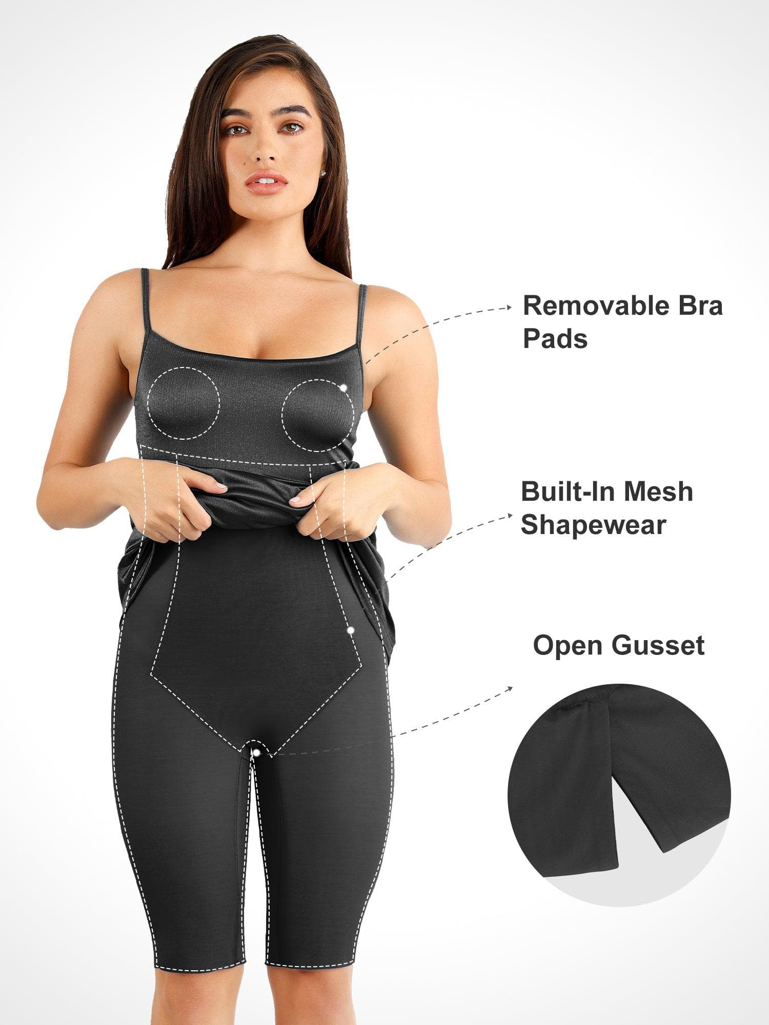Shapewear Solid Shine Slimming Maxi Dresses or Bodysuit - Image 21