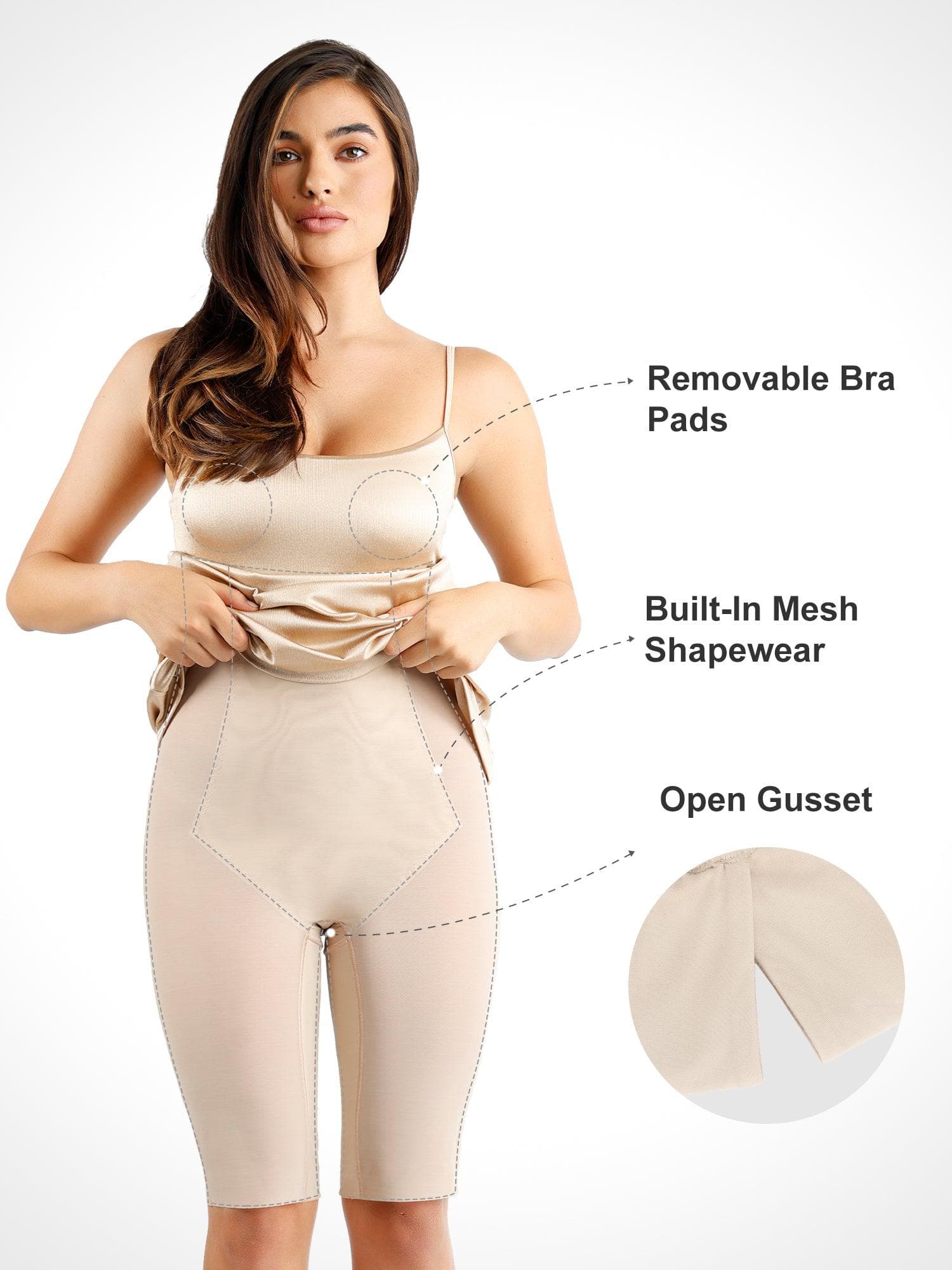 Shapewear Solid Shine Slimming Maxi Dresses or Bodysuit - Image 26