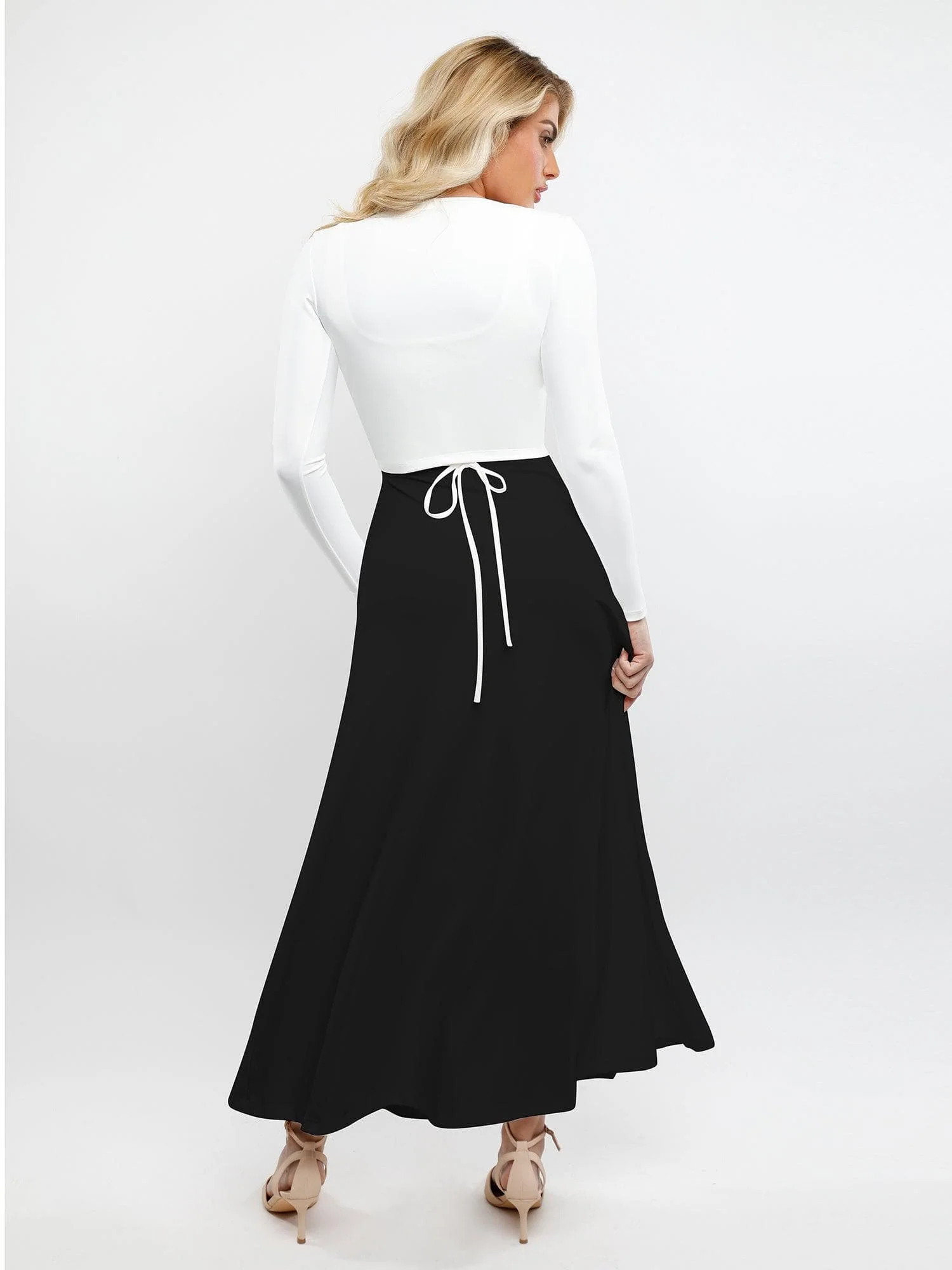 Shapewear Sleeveless A-Line Maxi or Wrap Cardigan or Set - Image 14