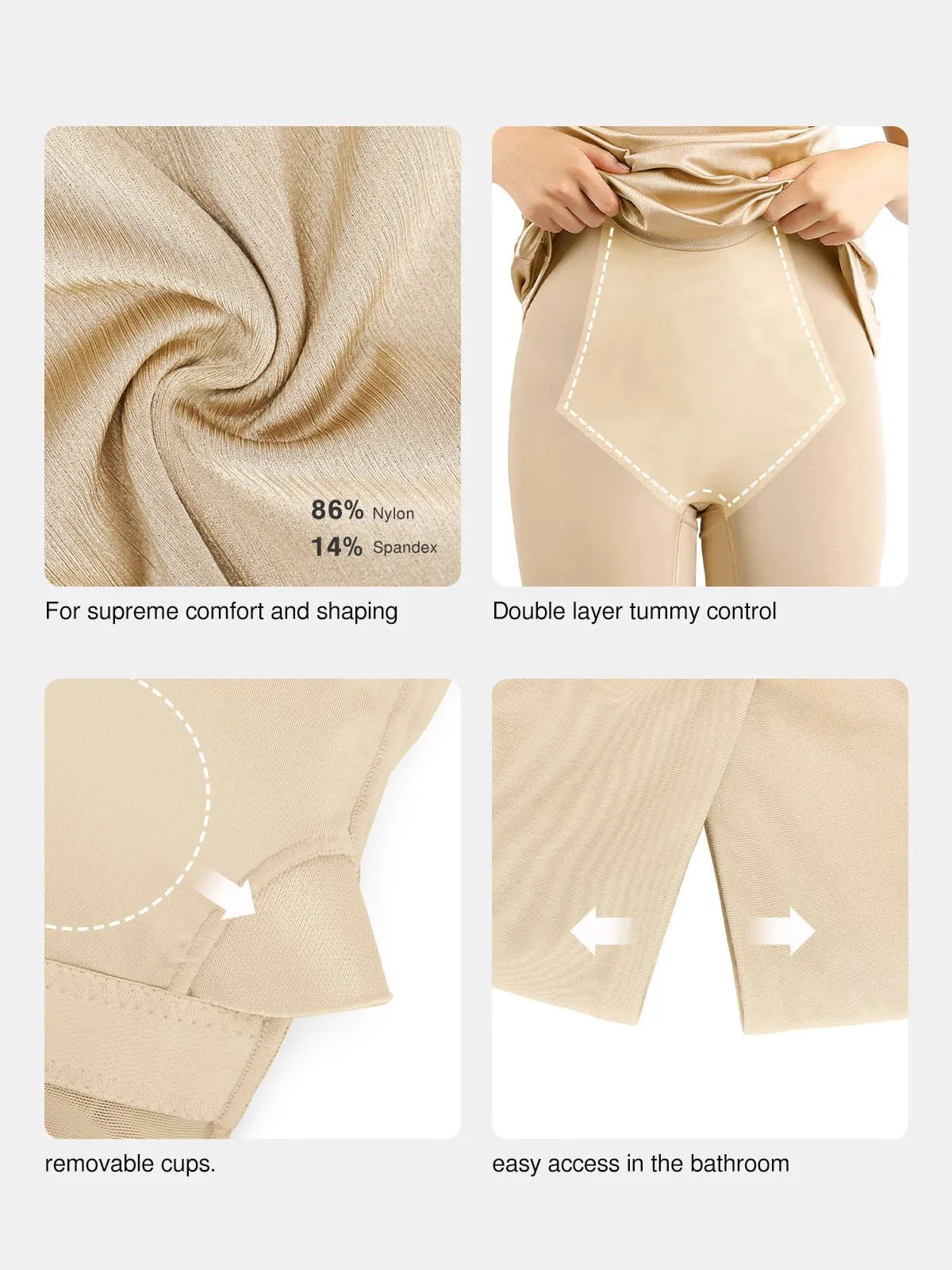 Shapewear Shine Slimming Tummy Control Maxi Slip Dress - Image 9