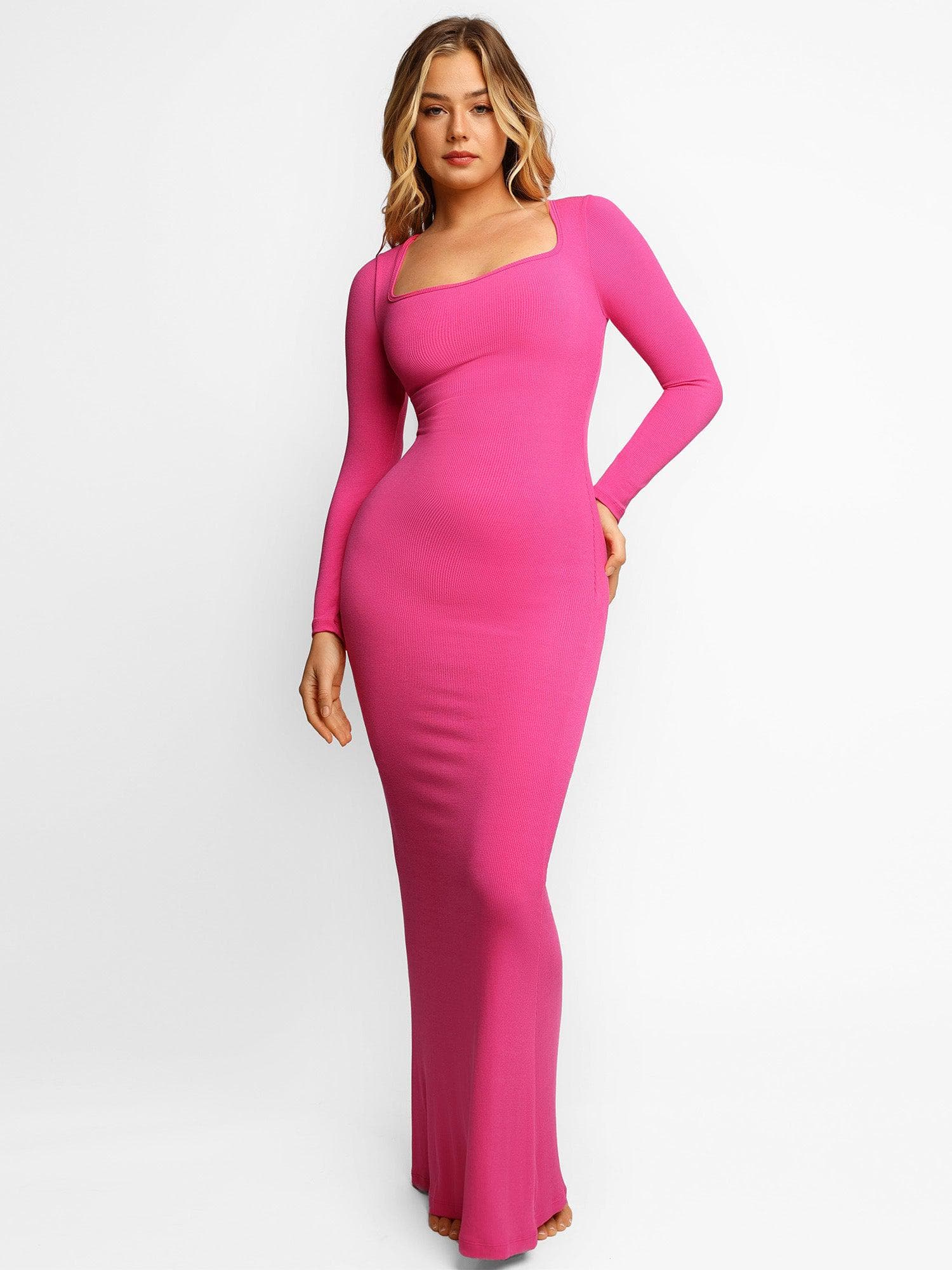Shapewear Soft Modal Sculpting Dresses - Image 29