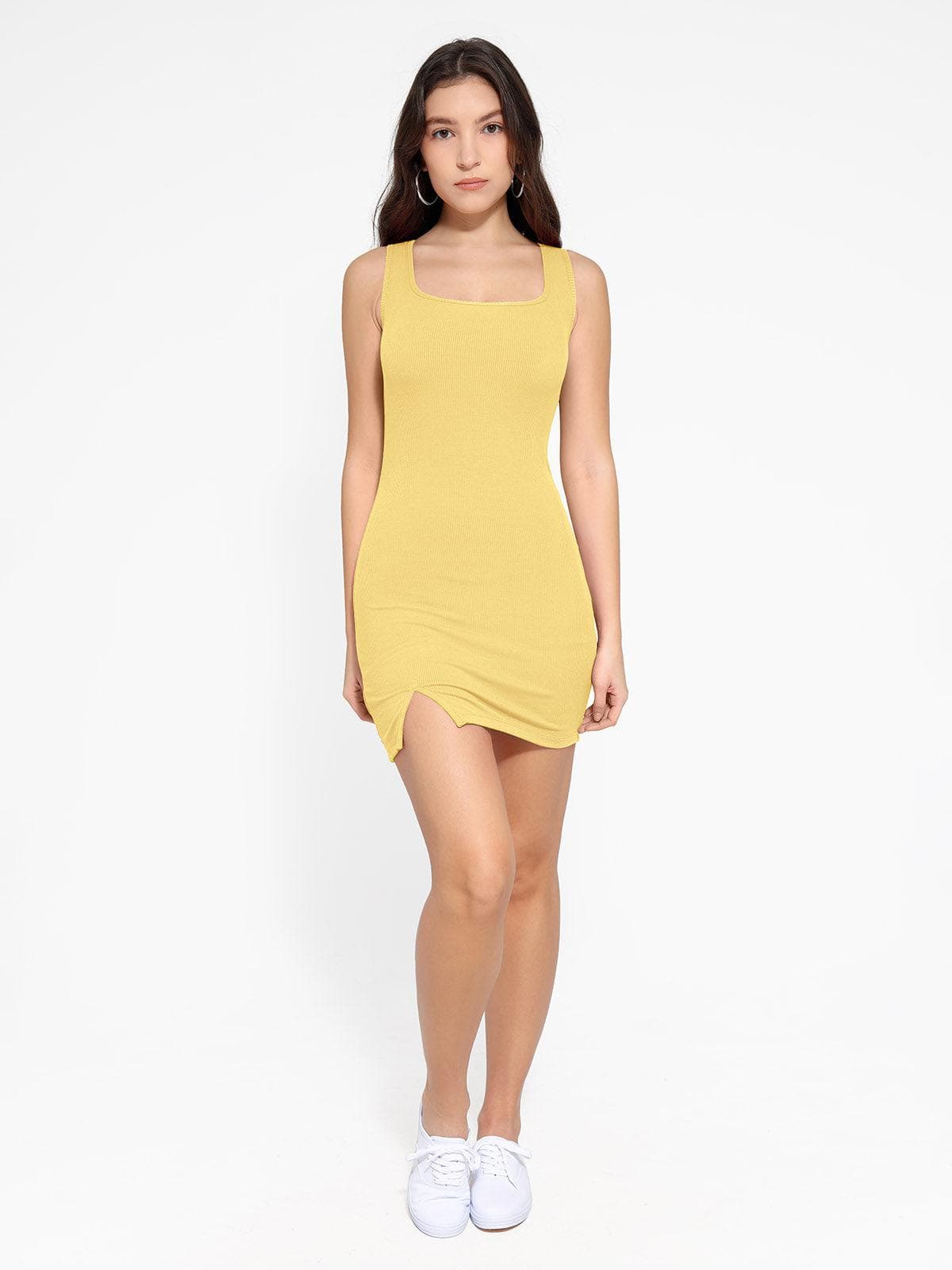 Shapewear Modal Sculpting Mini Tank Dress - Image 37