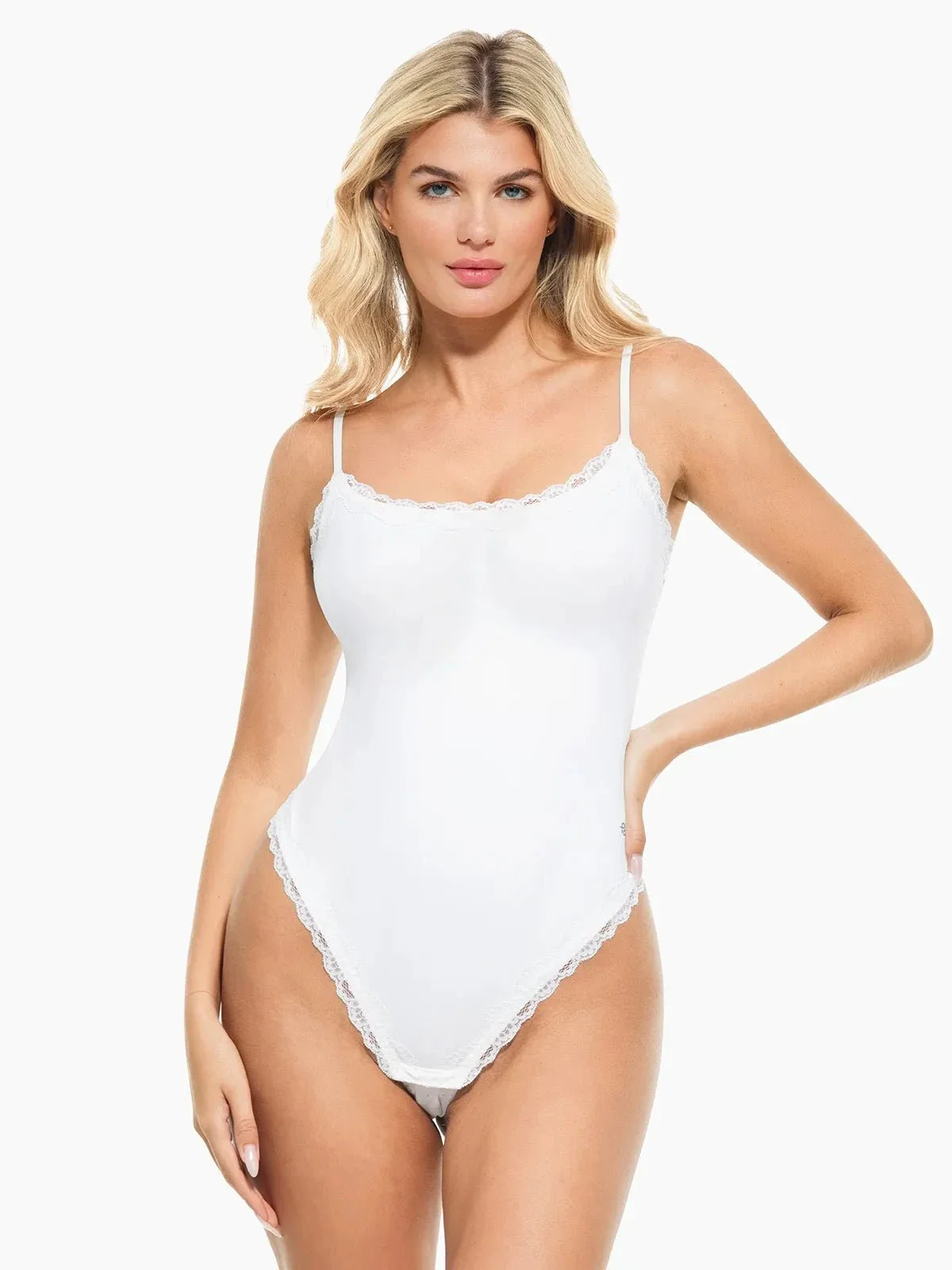 Cloud-Touch Shaping All-in-One Lace Bodysuit - Image 11