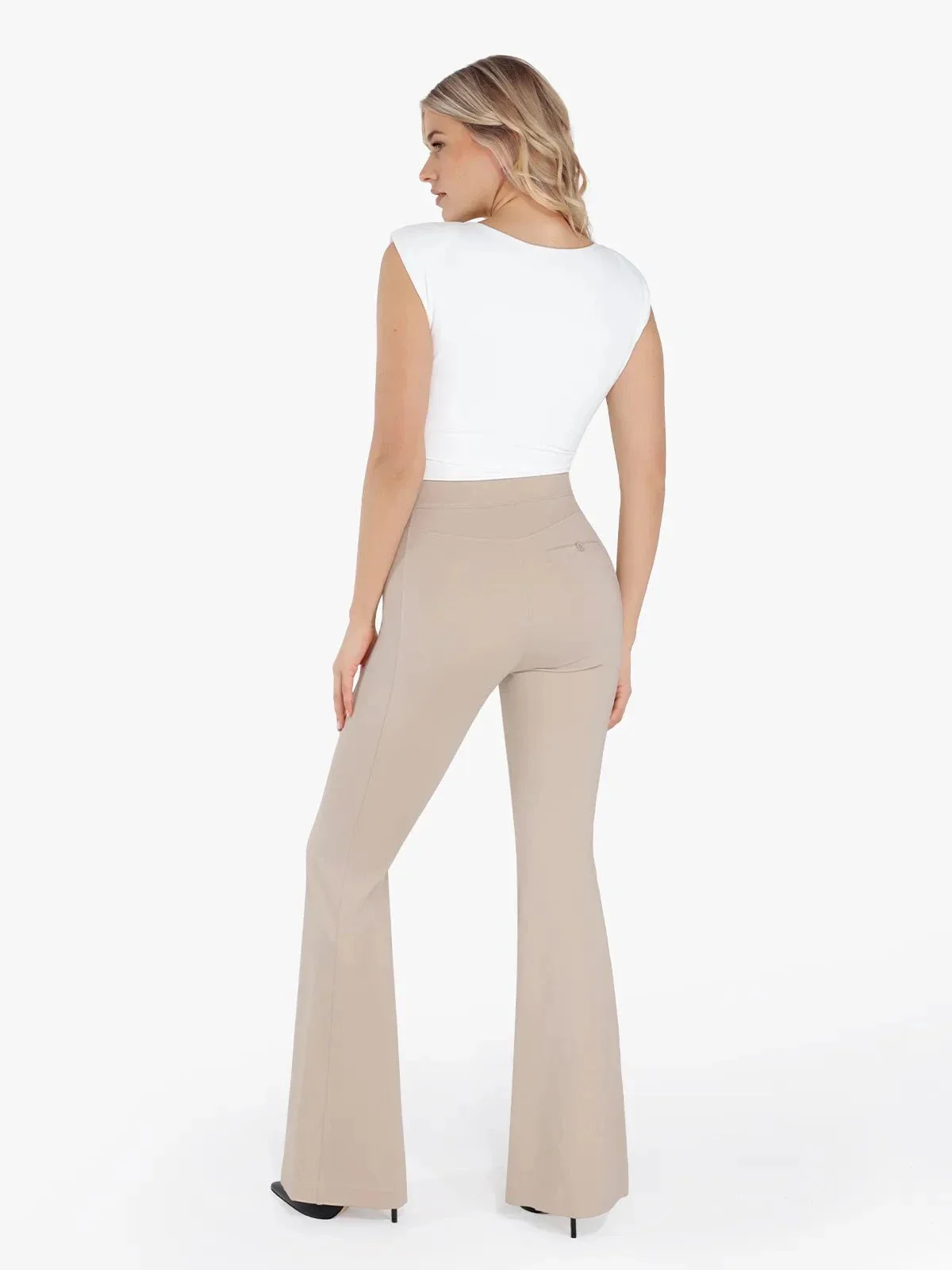 Day To Night Set Tummy Control Bodysuit Built-in Shapewear Pants - Image 9