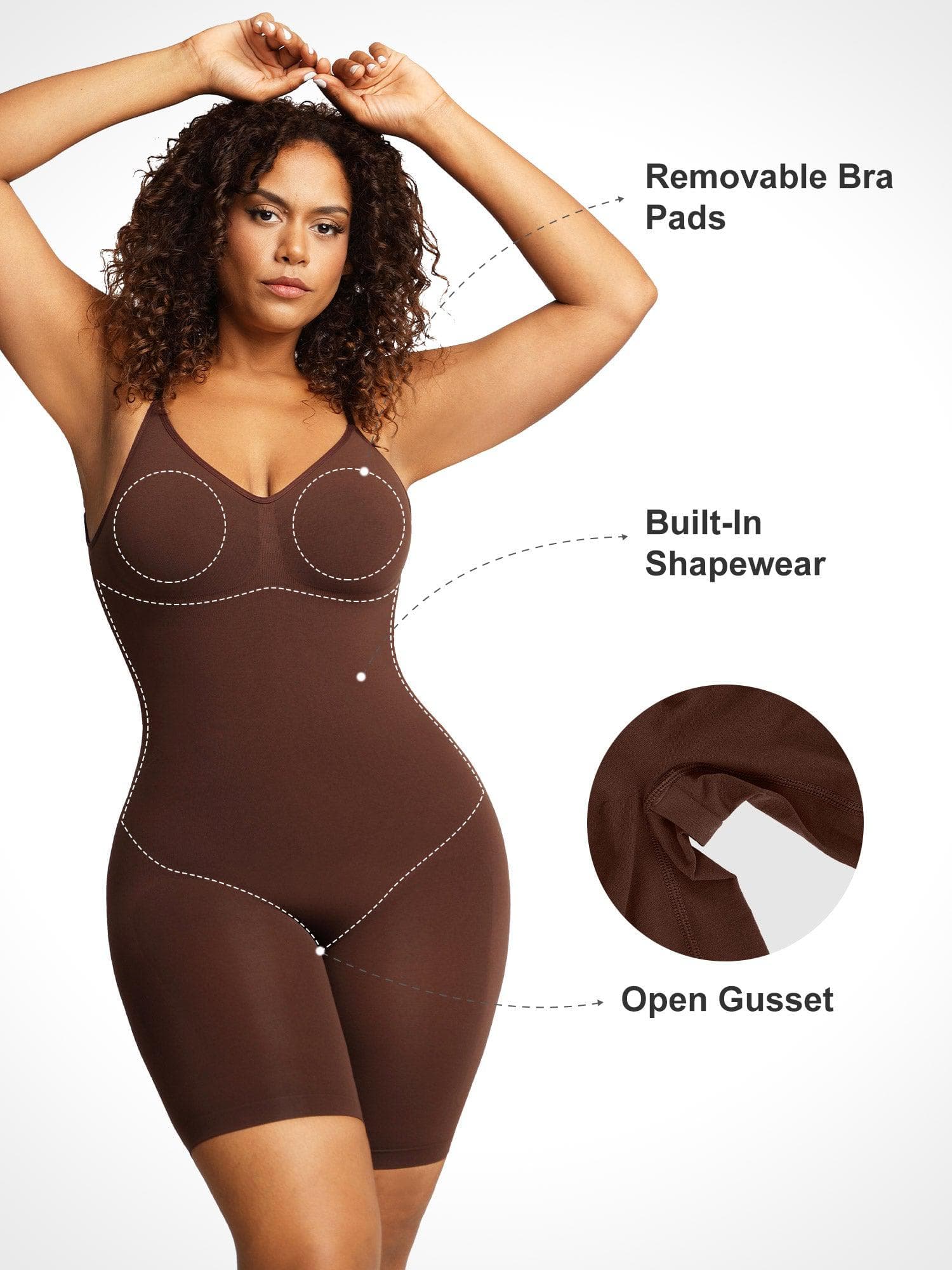The Shapewear Bodysuits Full Confidence Slimming - Image 33