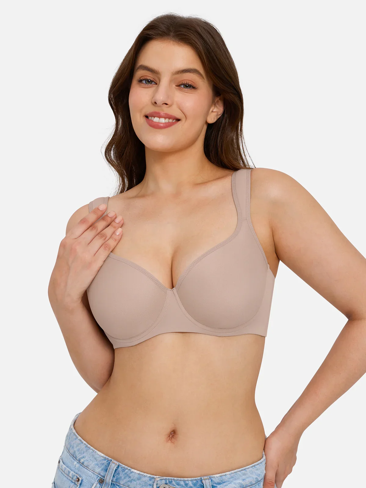 Full Figure Beauty Back Smoothing Minimizer Bra - Image 11