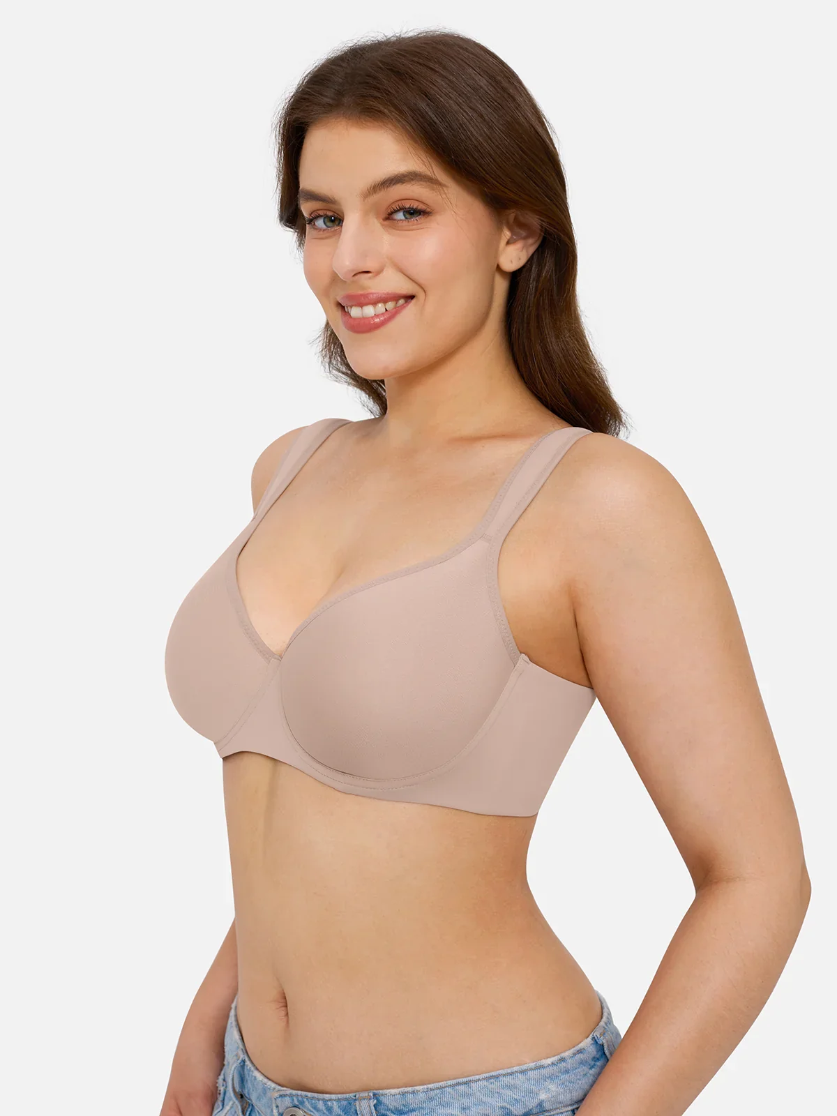 Full Figure Beauty Back Smoothing Minimizer Bra - Image 12