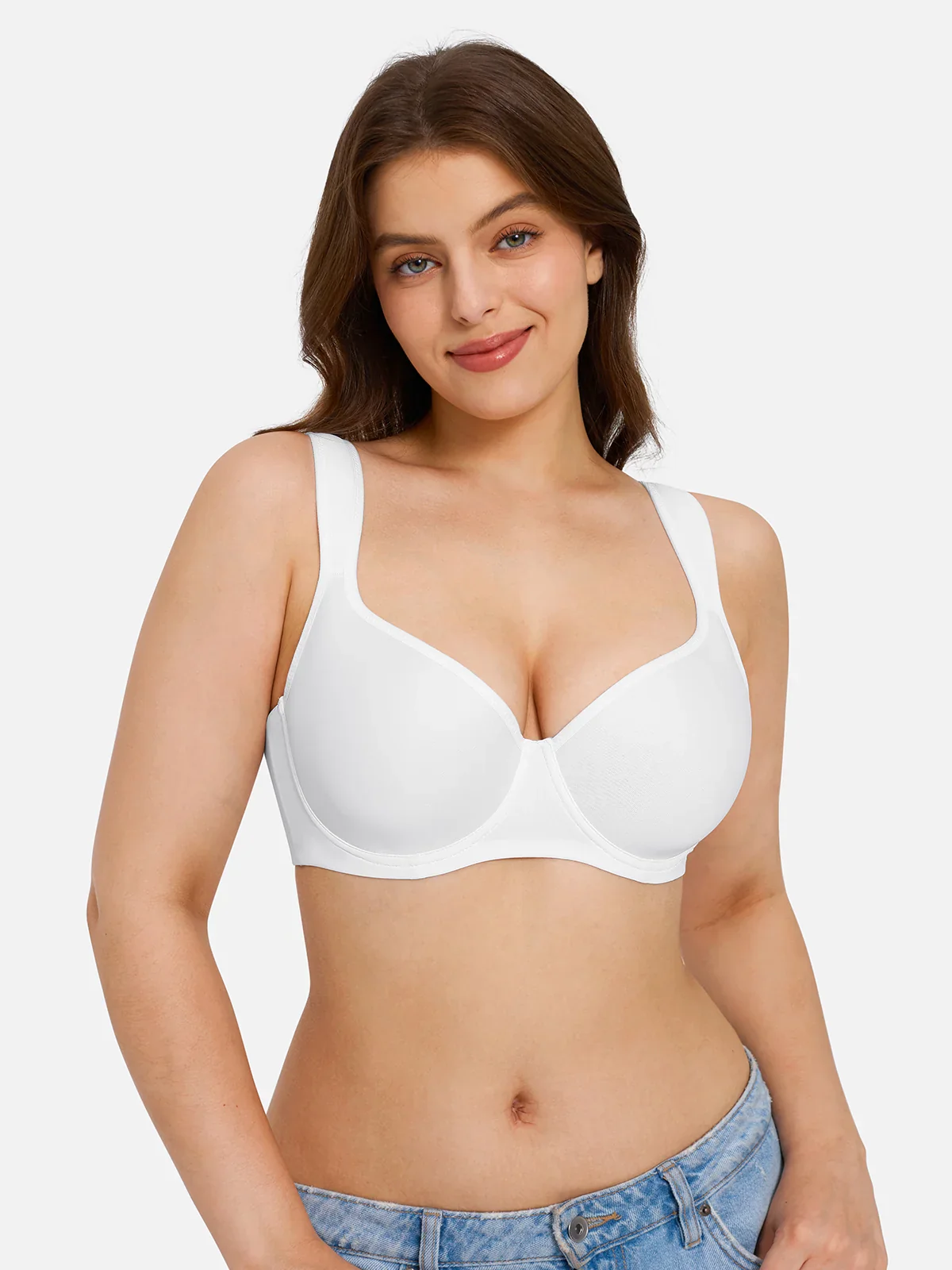 Full Figure Beauty Back Smoothing Minimizer Bra - Image 4