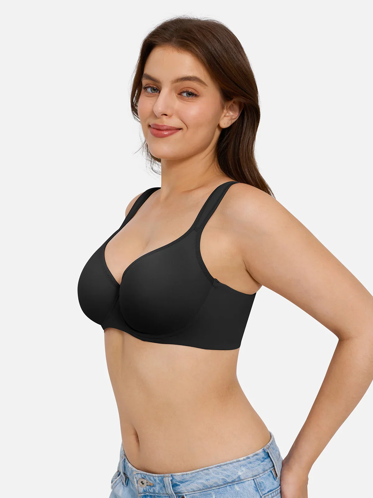 Full Figure Beauty Back Smoothing Minimizer Bra - Image 7