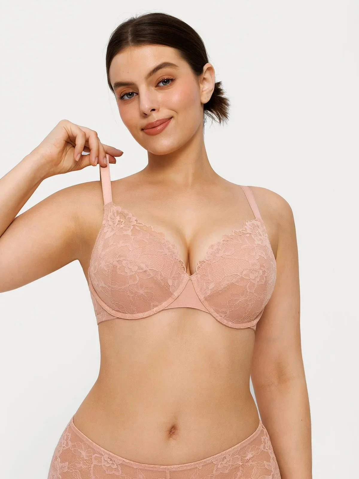 Lace Full-Cup Underwire Comfort Support Bra