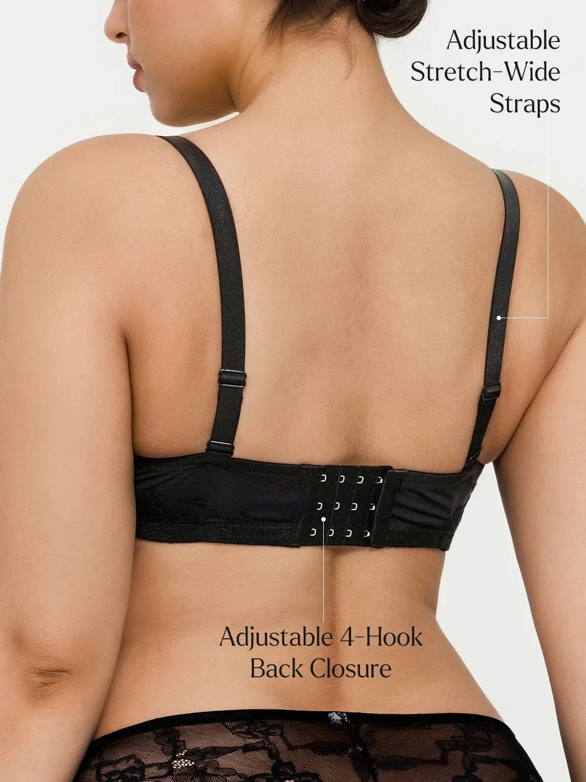 Lace Full-Cup Underwire Comfort Support Bra - Image 11