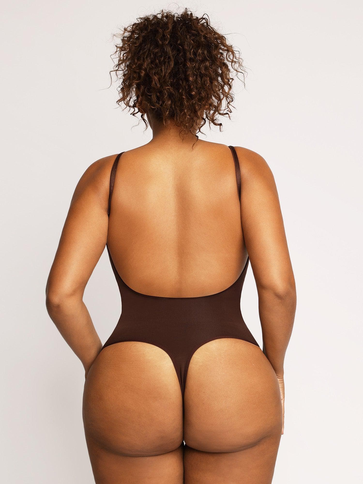 Shapewear Seamless Low Back Tummy Control Thong Bodysuit - Image 5