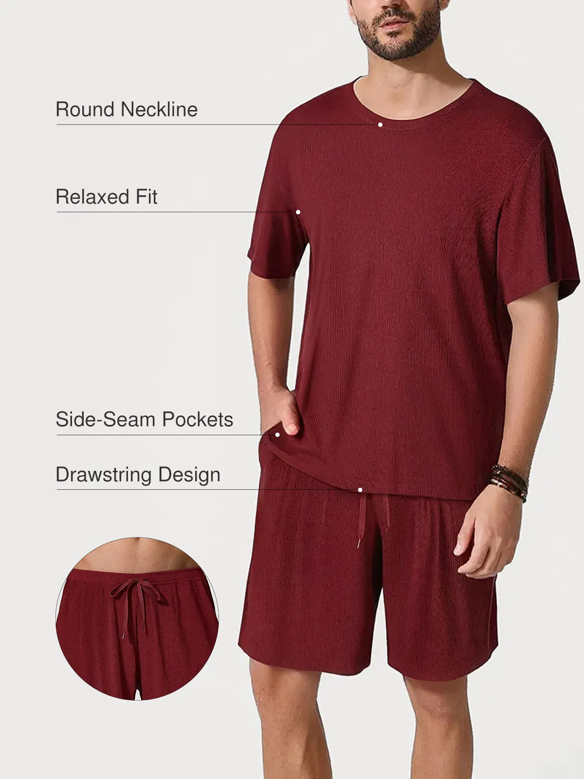 Men's Modal Short PJ Set - Image 17