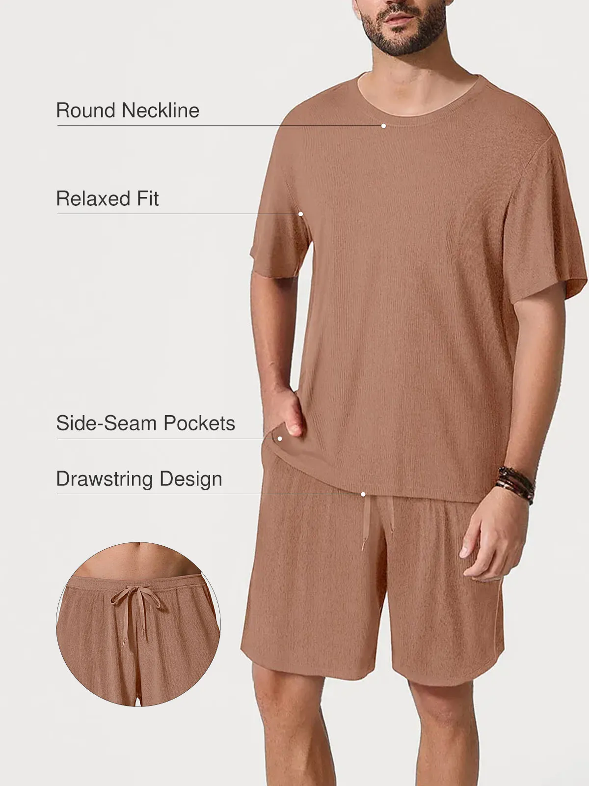 Men's Modal Short PJ Set - Image 25