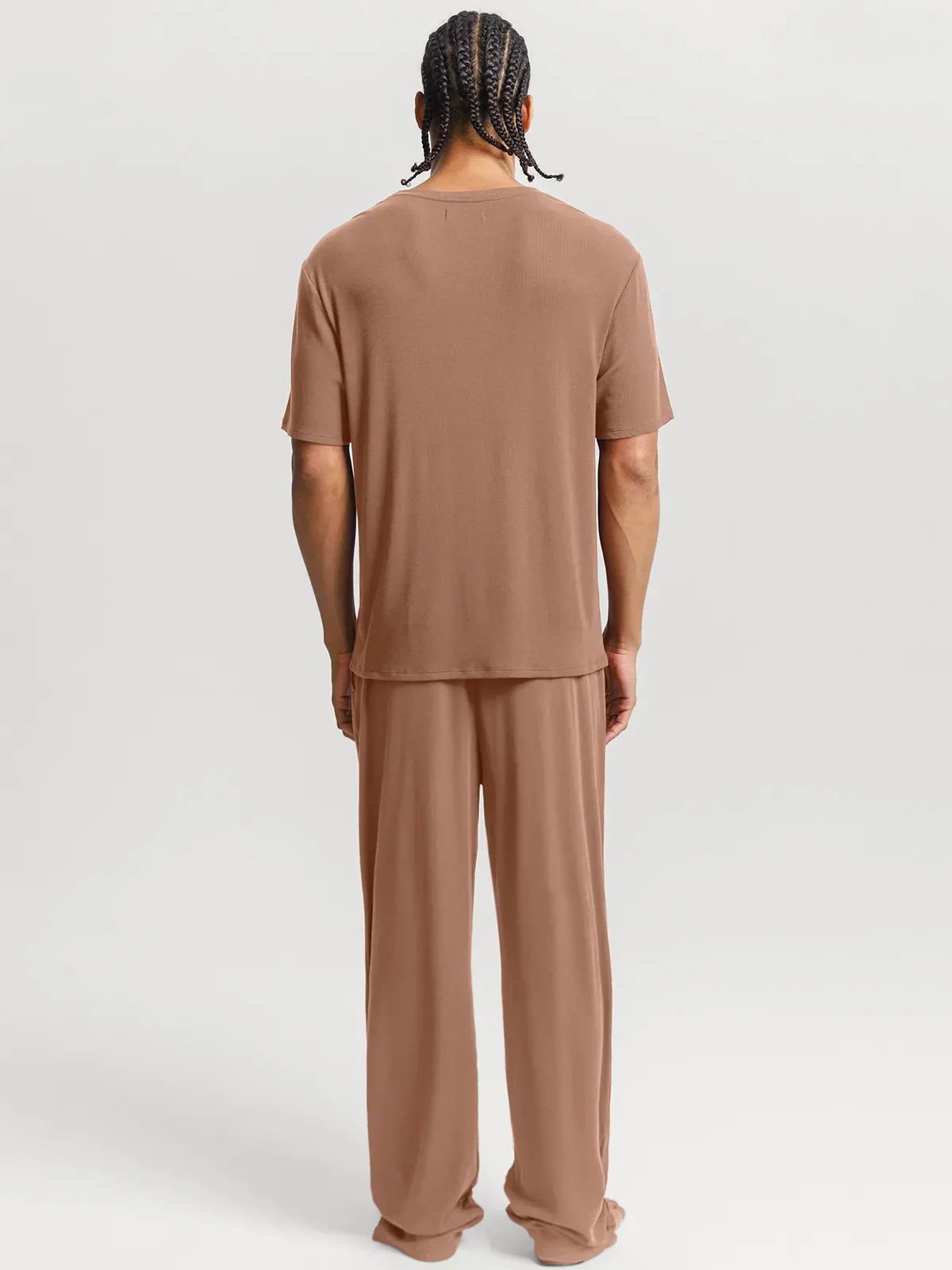 Men's Modal Short Sleeve & Pant PJ Set - Image 20