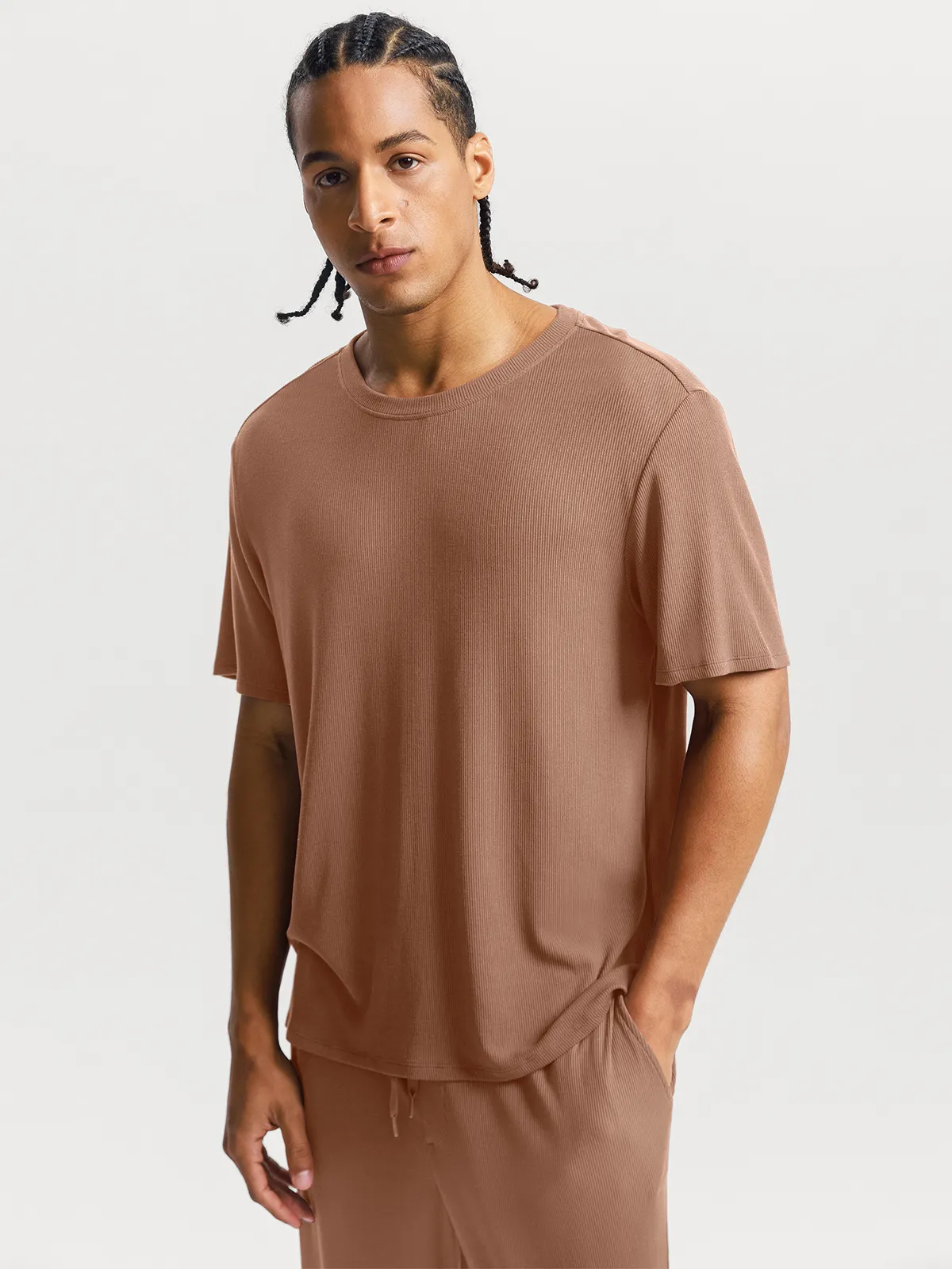 Men's Modal Short Sleeve & Pant PJ Set - Image 23