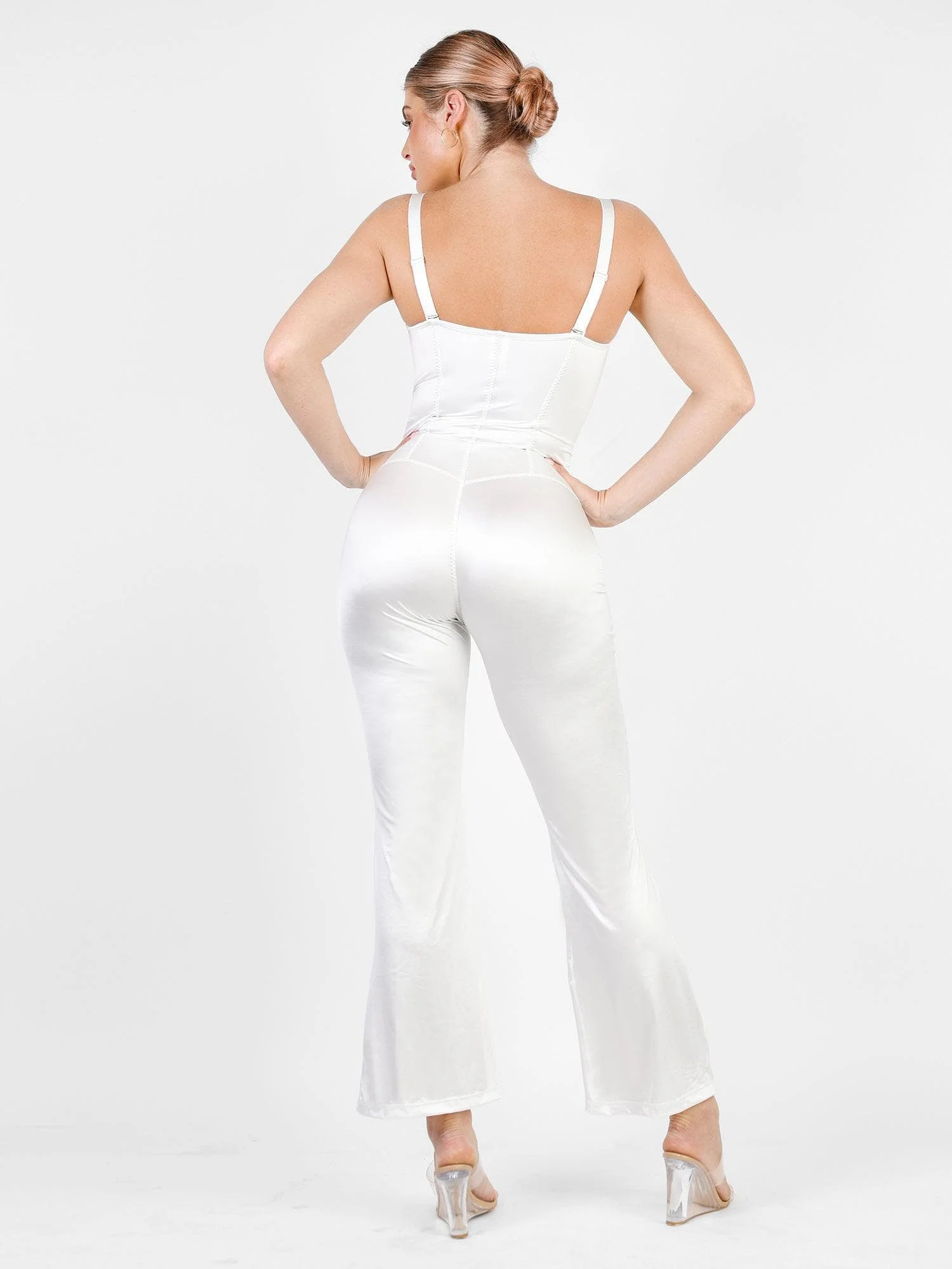 Metallic Shiny Shapewear Romper Or Jumpsuit - Image 8