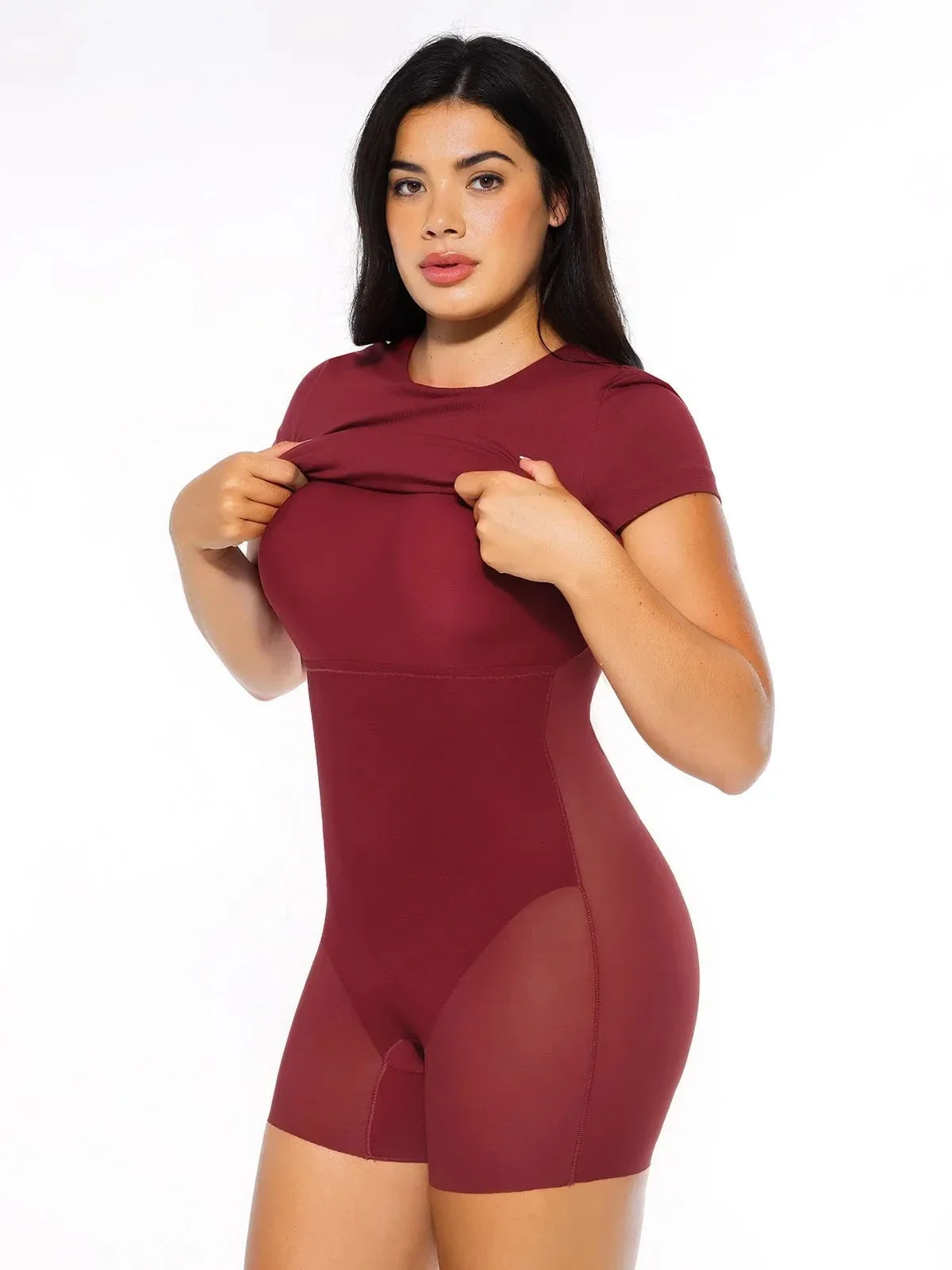 SculptWear Short Sleeve Fitted Sheath Dress - Image 17