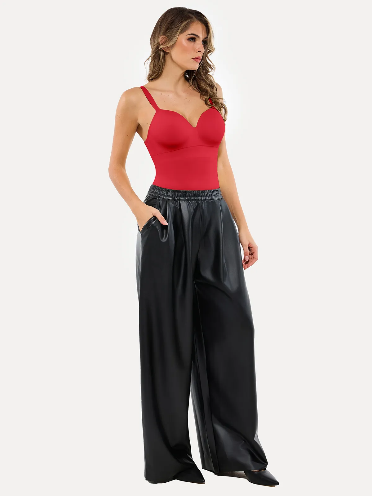 Seamless All-in-One Push-Up Sculpting Cami Top - Image 26
