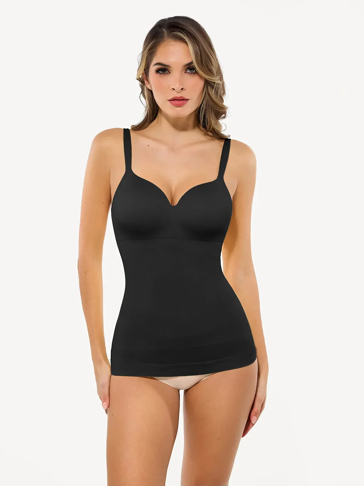 Seamless All-in-One Push-Up Sculpting Cami Top - Image 28
