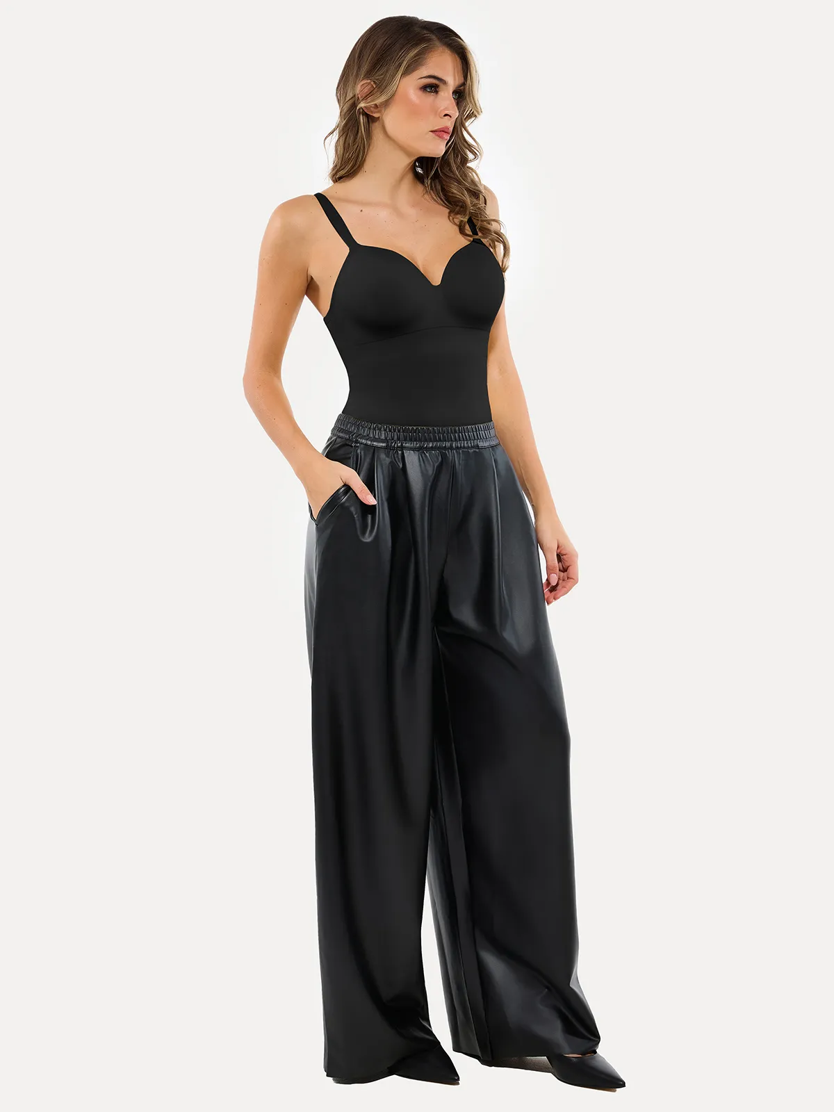 Seamless All-in-One Push-Up Sculpting Cami Top - Image 35