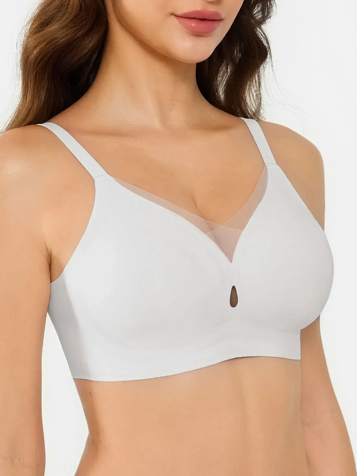 Seamless Breathable Contour Plunge Bra - Image 17