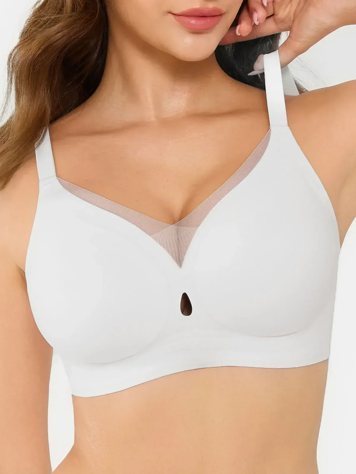 Seamless Breathable Contour Plunge Bra - Image 20