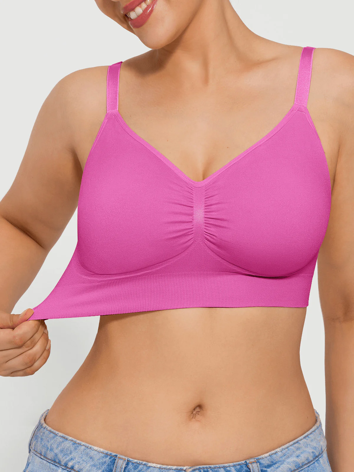 Seamless Comfort Removable Pad Everyday Bra - Image 19