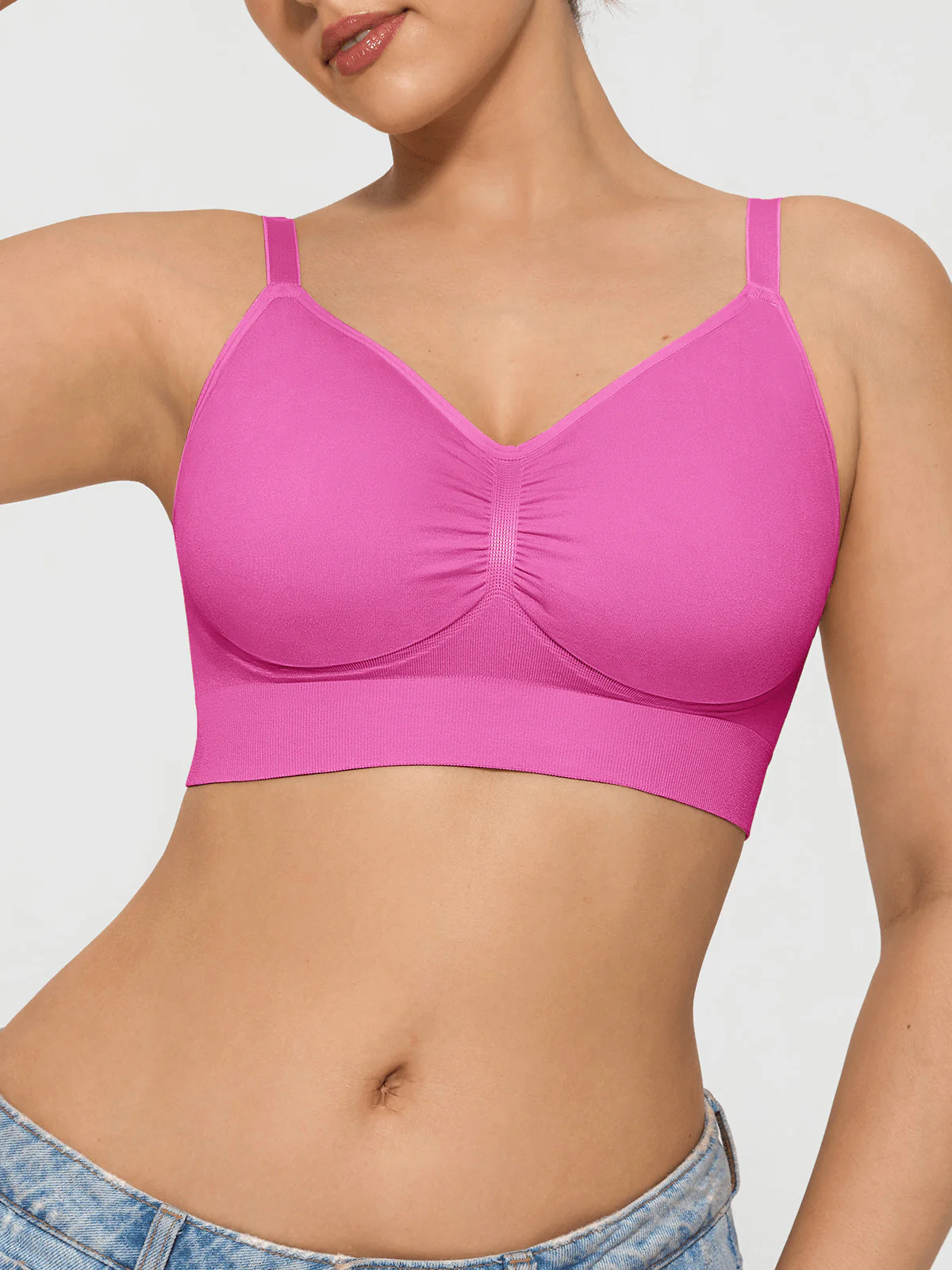 Seamless Comfort Removable Pad Everyday Bra - Image 21