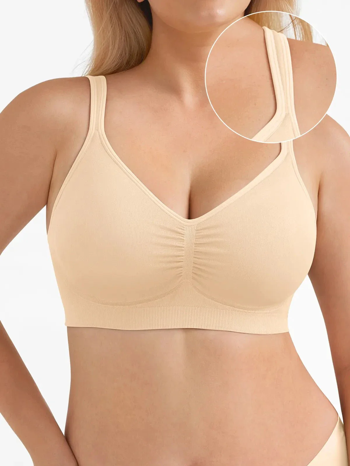 Seamless Wireless Wide-Strap Everyday Bra - Image 16
