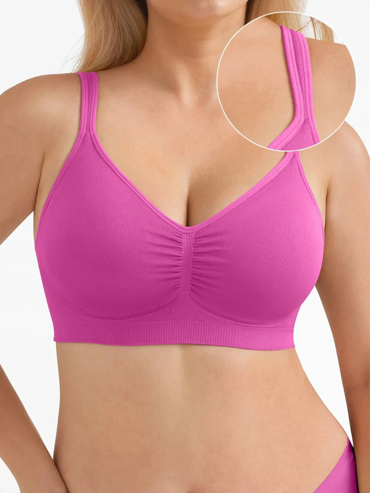 Seamless Comfort Removable Pad Everyday Bra - Image 45